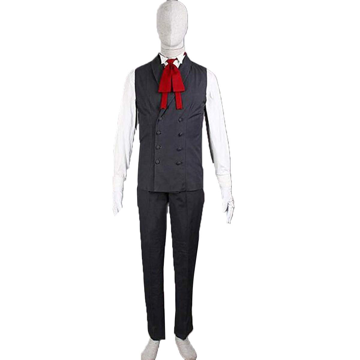 Poetic Walk Anime Men's Red Cosplay Costume - Halloween Anime Party Uniform Outfit - Custom Made for Cosplay Events & Halloween Parties