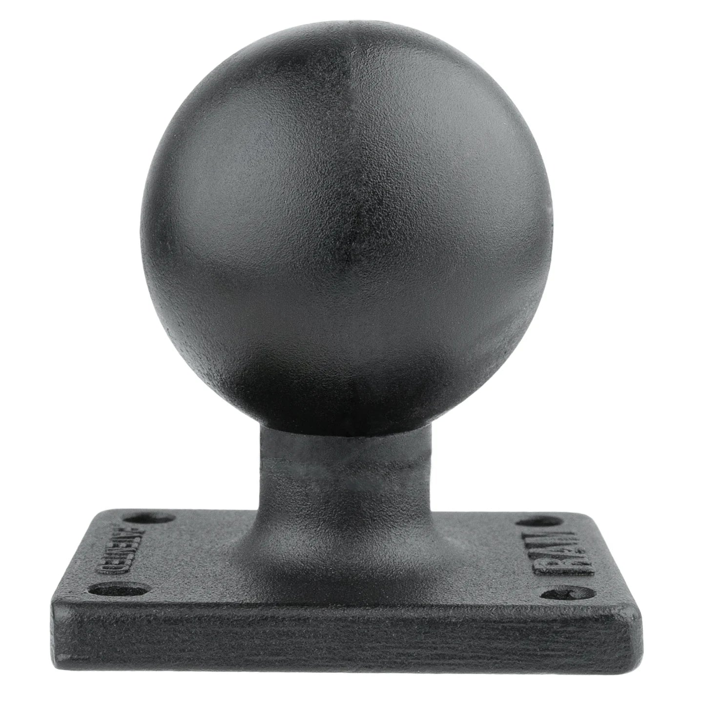 RAM 2 x 1.7 Inch Base with 1.5 Inch Ball Mount & Universal AMPs Hole Pattern (RAM 347U) - Perfect for Marine, RV, Motorcycle & ATV Accessories Mounting