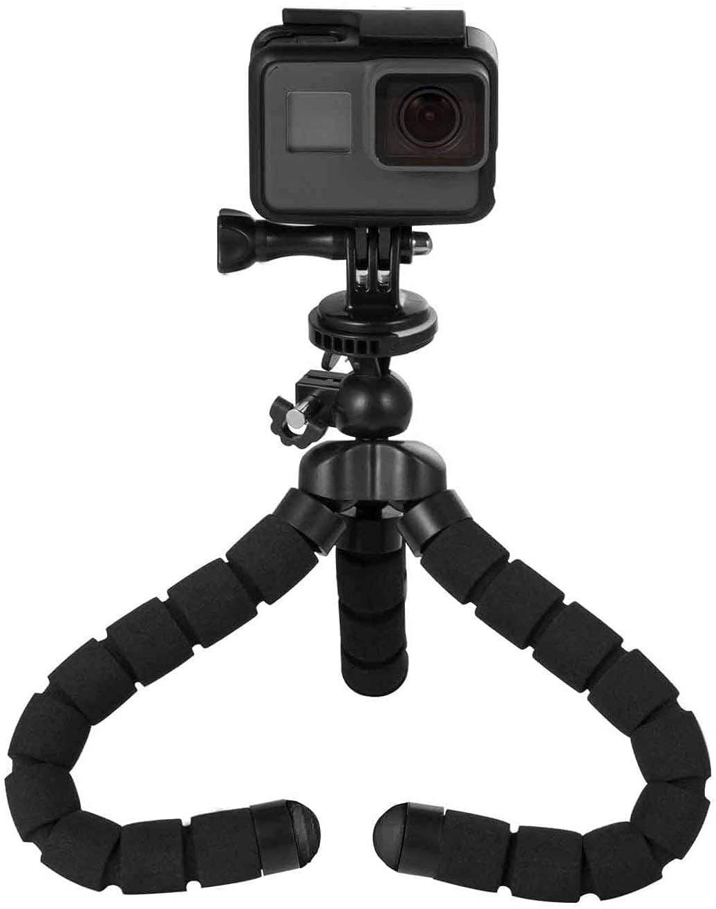 Acuvar Tripod Gimbal Monopod Mount Plate Adapter for GoPro Hero 9/8/7/6/5/4/3/2/1 & Session - Universal Camera Stabilizer for Vlogging, Travel, Sports & Action Photography