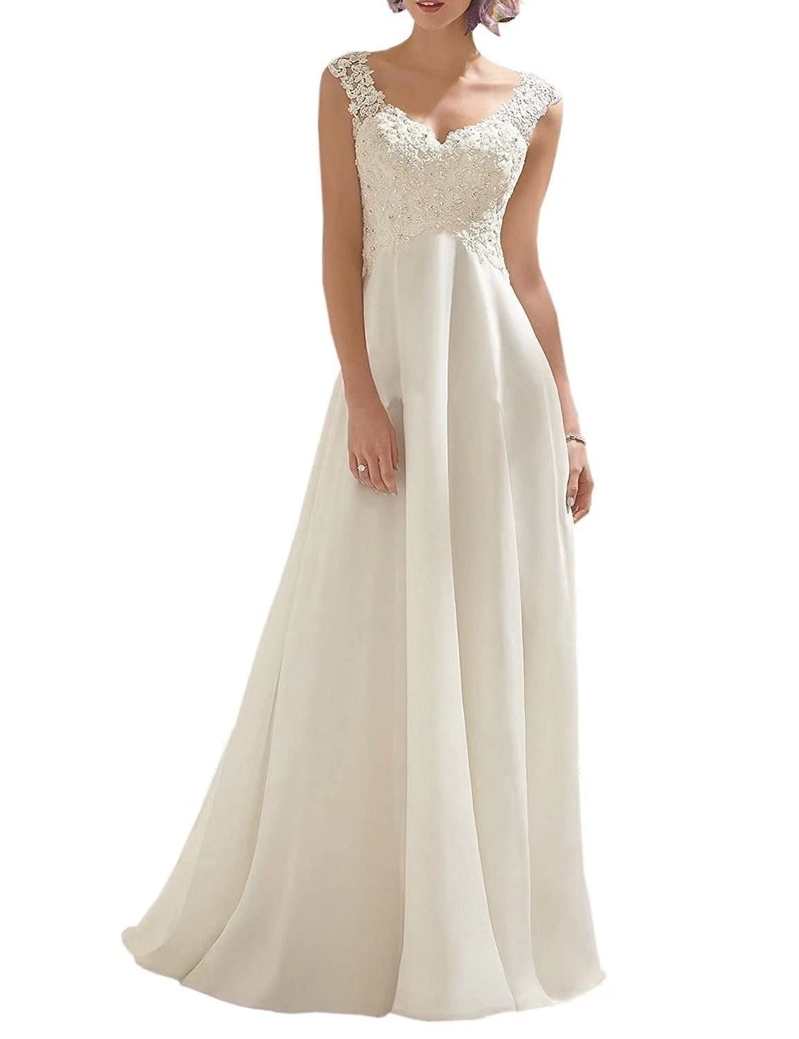 Elegant Beach Wedding Dresses for Bride – High Low Sequins Sleeveless Pleated Sweetheart Long Bridal Gowns for Women | Perfect for Destination Weddings, Beach Ceremonies & Romantic Photos