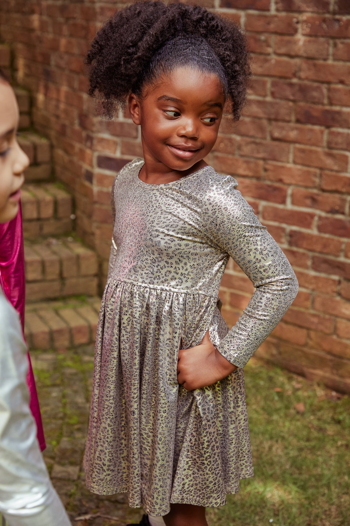 **Pink Chicken Liza Leopard Print Girls Dress - Size 12 - Cute & Stylish Outfit for Parties, School, and Playtime**
