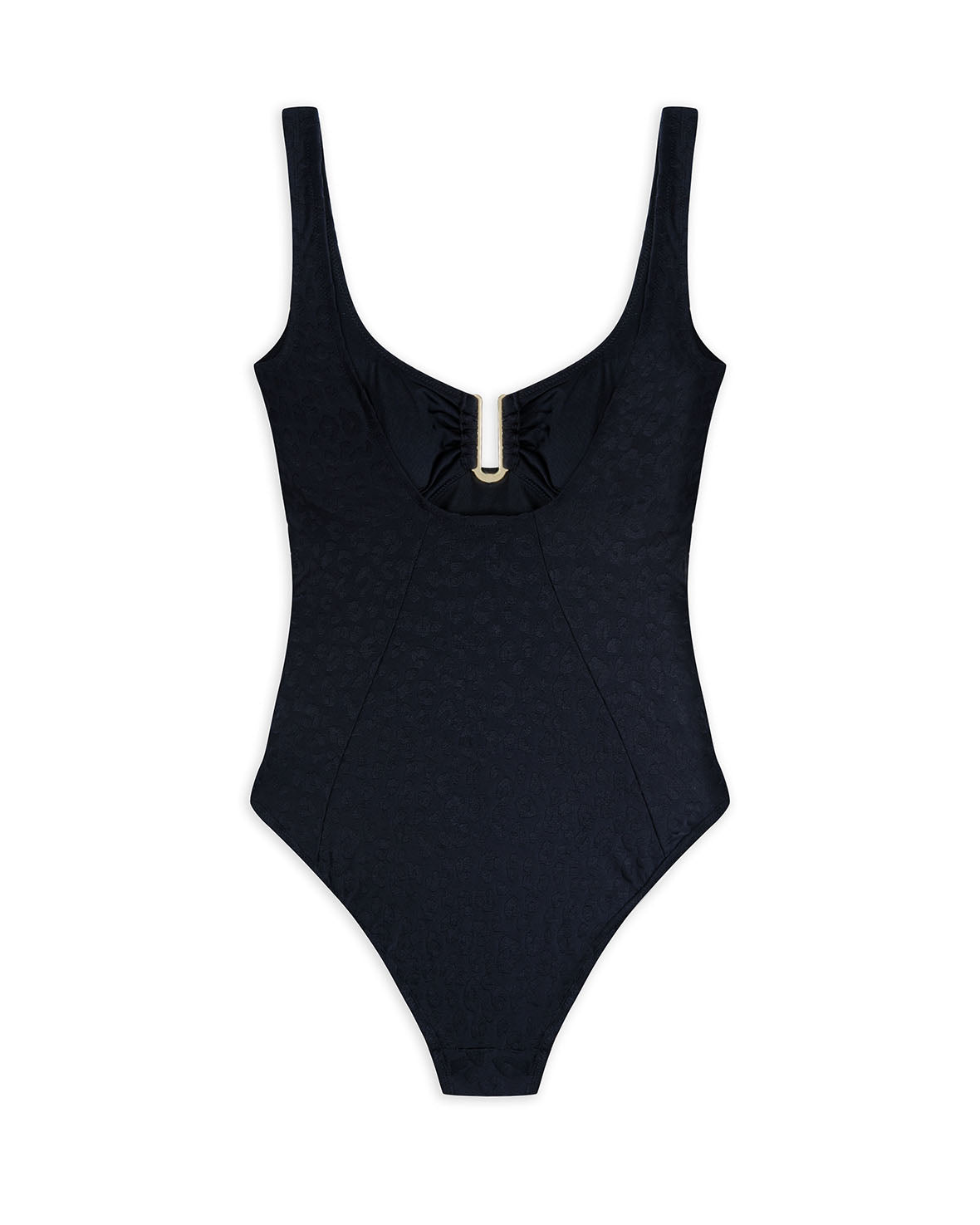 Jacquard Leopard Print U Front Swimsuit - Sexy One Piece Bathing Suit for Women, Perfect for Pool, Beach & Summer Vacations