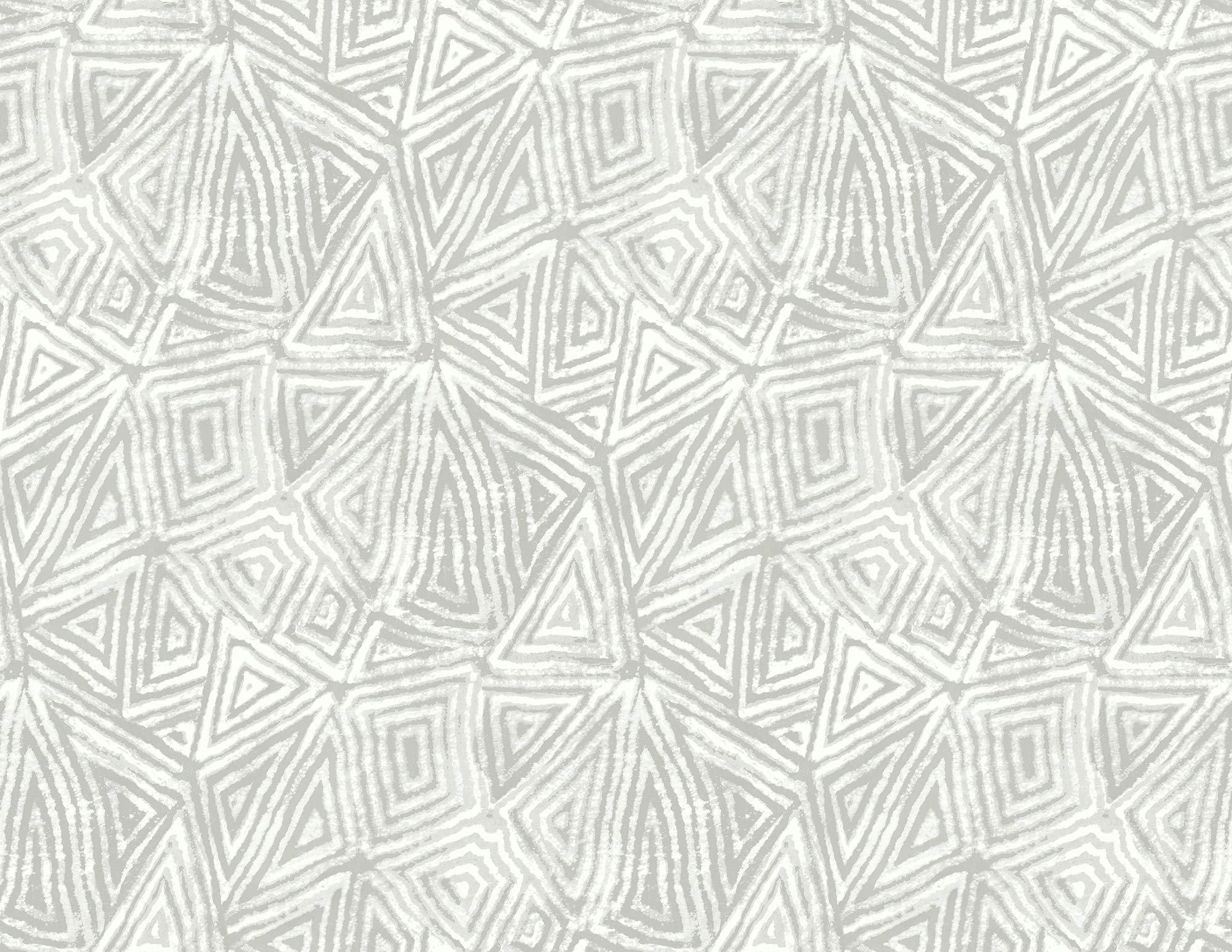 Metallic Silver Wallpaper Roll - Elegant Off-White Pattern for Home Decor