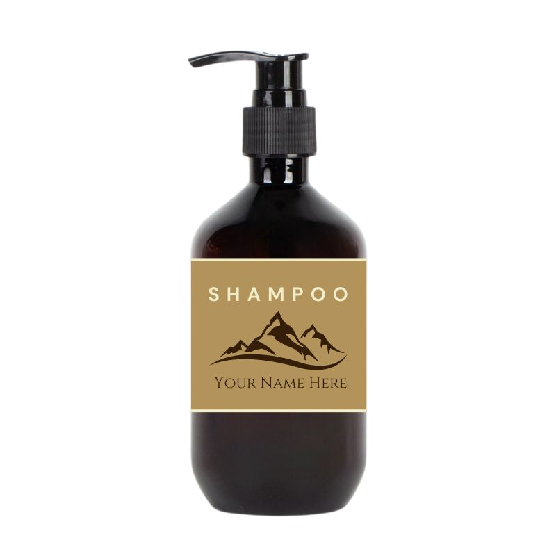 Personalized Refillable Pump Bottle Set - Mountain Design | Eco-Friendly Travel & Gym Essential for Hand Sanitizer, Lotion & Liquid Soap