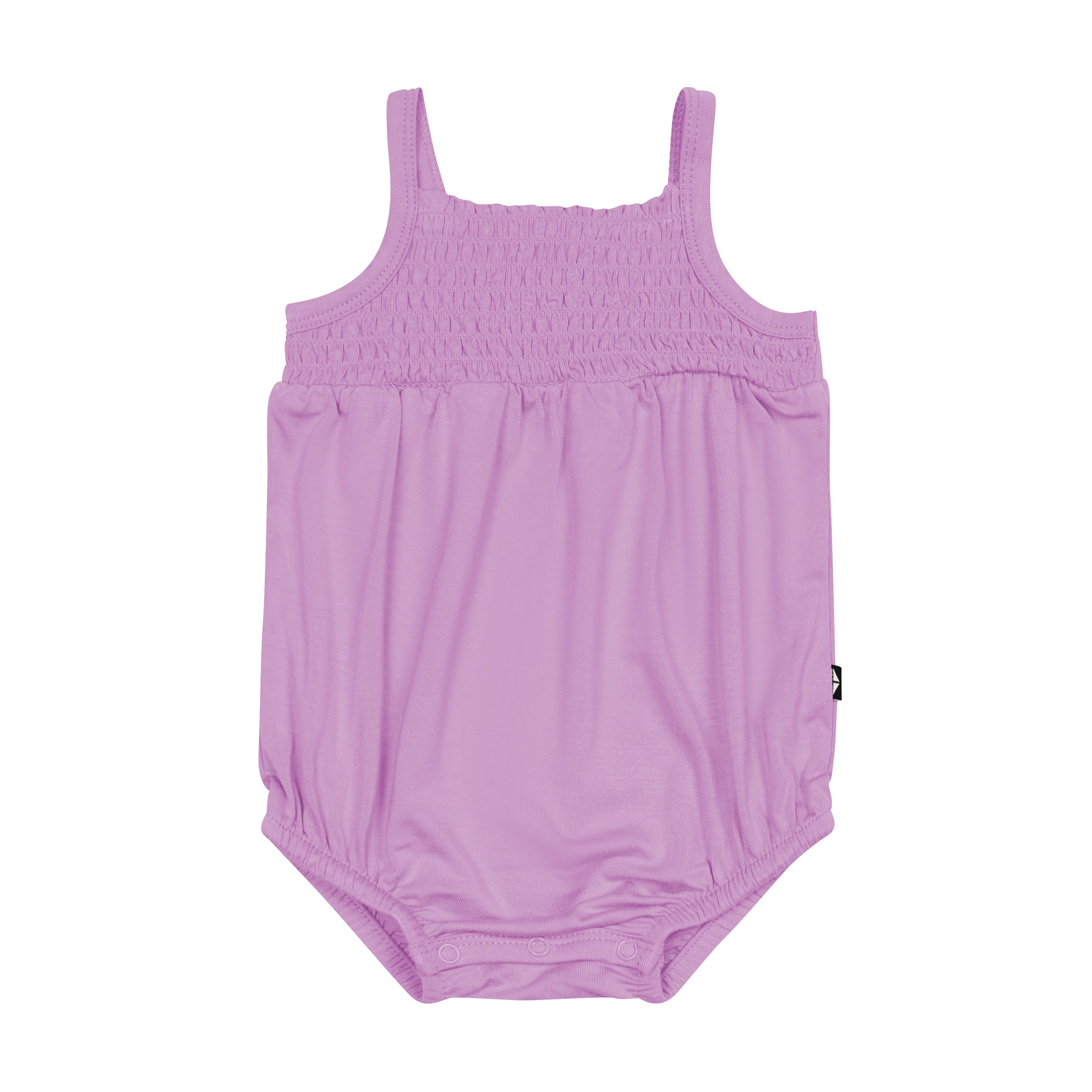 Smocked Bubble Romper in Pink - Baby Girls' Casual Outfit for Playdates & Photo Shoots