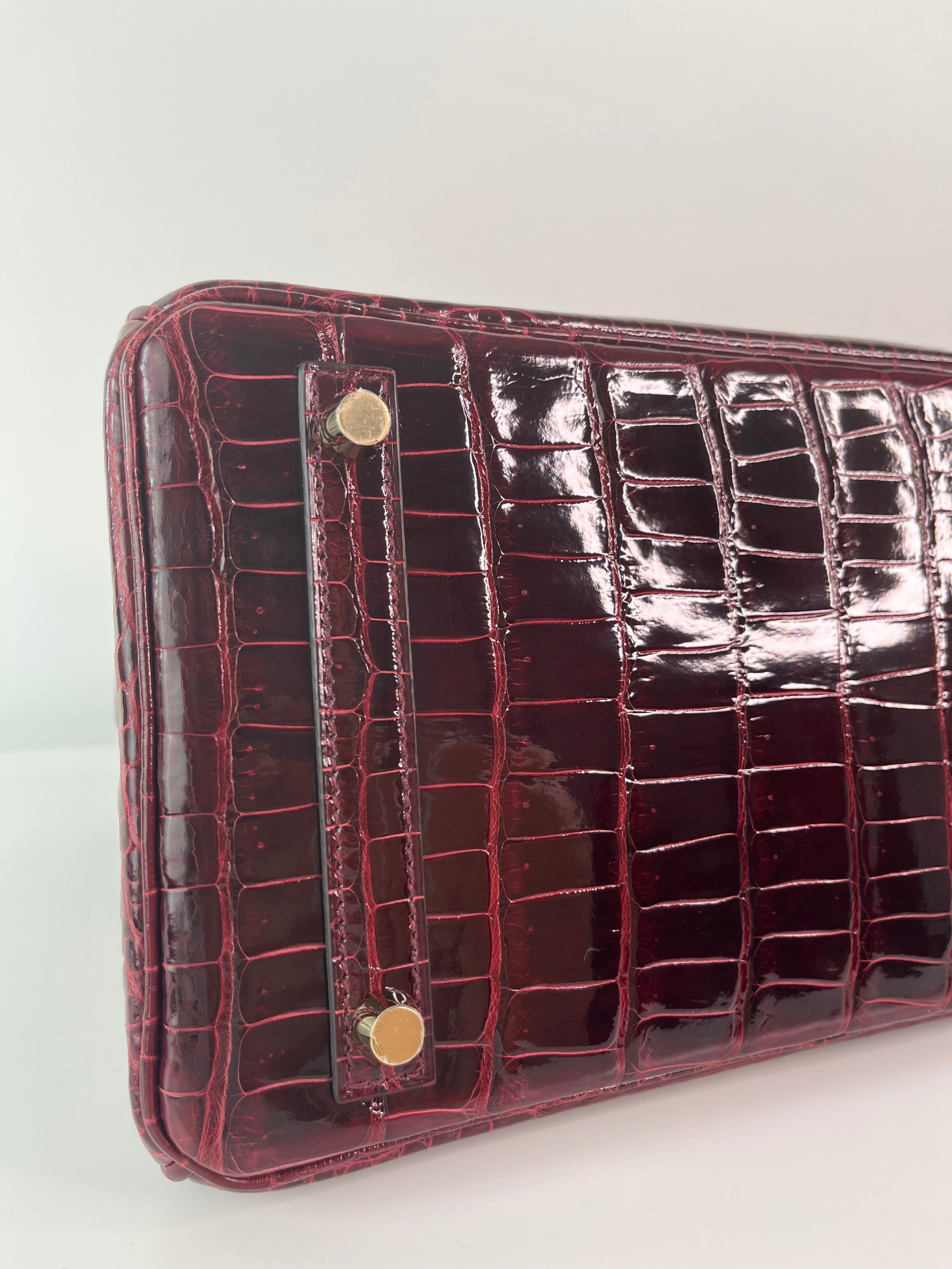Authentic Hermès Birkin 30 Handbag in Bordeaux Leather with Gold Hardware - Luxury Tote Bag for Women, Perfect for Work, Travel & Special Occasions