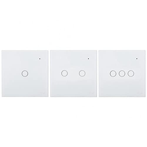 Davitu Universal Smart WiFi Remote Control - Compatible with Alexa & Google Home, Touch Light Switch for Smart Home Devices (Color: A) | Perfect for Living Room, Bedroom & Home Automation