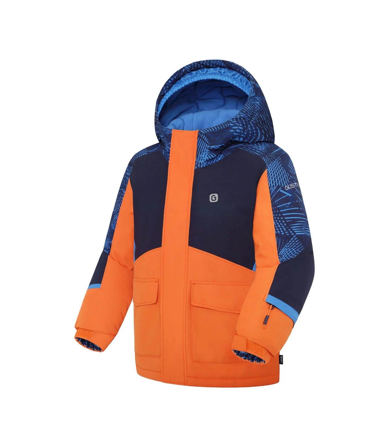 Gusti Nelson Boys Winter Snowsuit - Waterproof & Insulated Snow Jacket & Pants Set for Kids - Perfect for Skiing, Snowboarding & Outdoor Winter Play