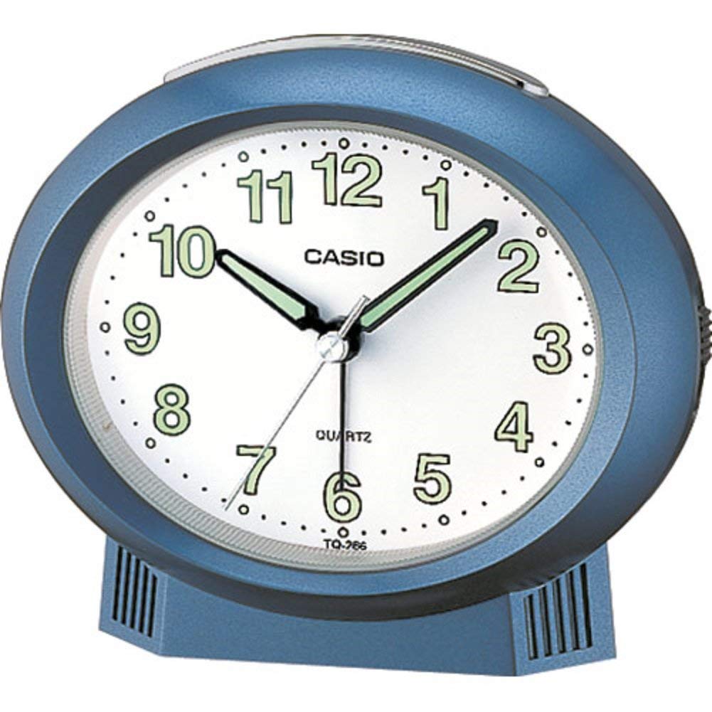 Casio Wake-Up Alarm Clock with Timer - TQ-266-2EF Digital Travel Alarm Clock for Home, Office & Travel | Battery Operated, Easy-to-Read Display