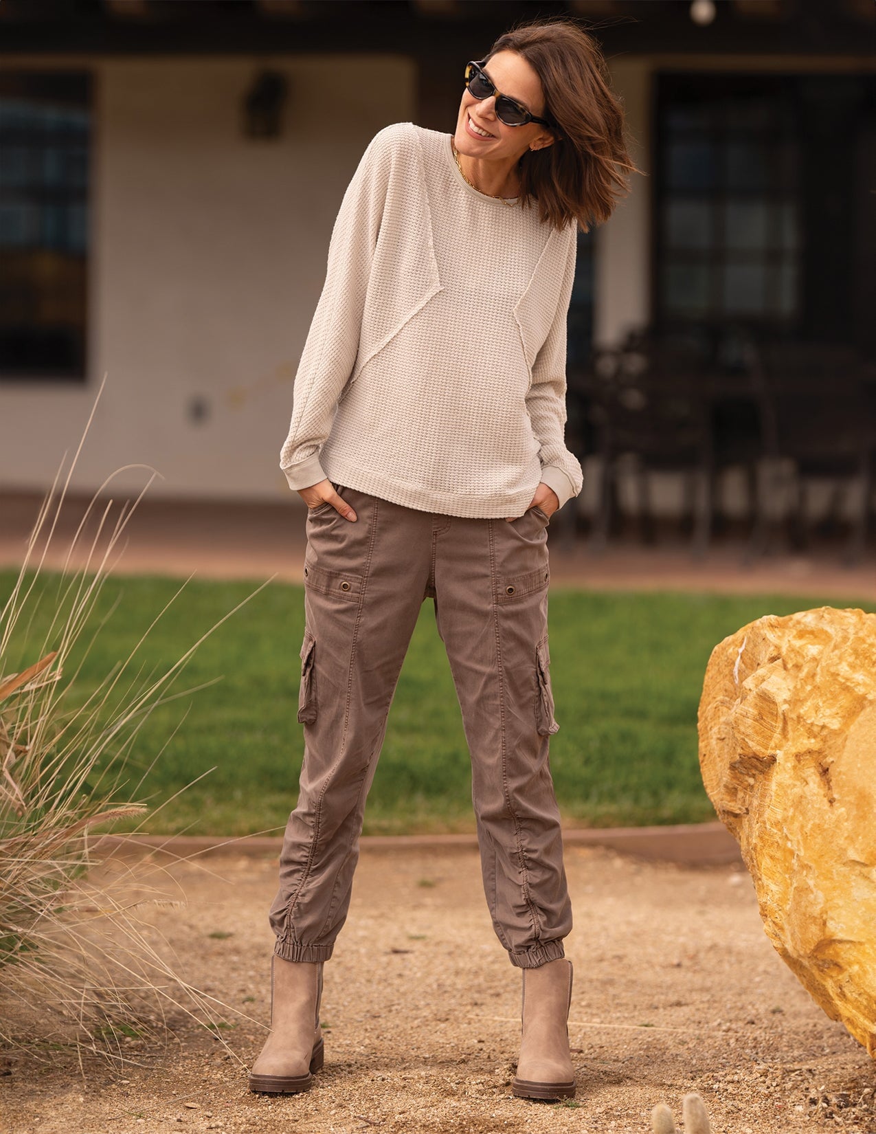 Delsi Women's Klondike Pigment Pullover Sweater - Cozy Casual Knit Top for Fall & Winter Fashion