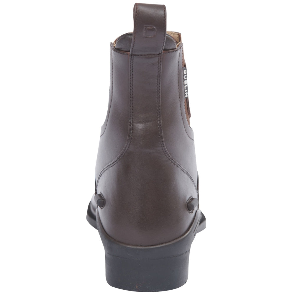 Dublin Evolution Zip Front Paddock Boots - Equestrian Riding Boots for Women & Men - Waterproof Leather Horseback Riding Shoes for Stable Work & Horse Shows
