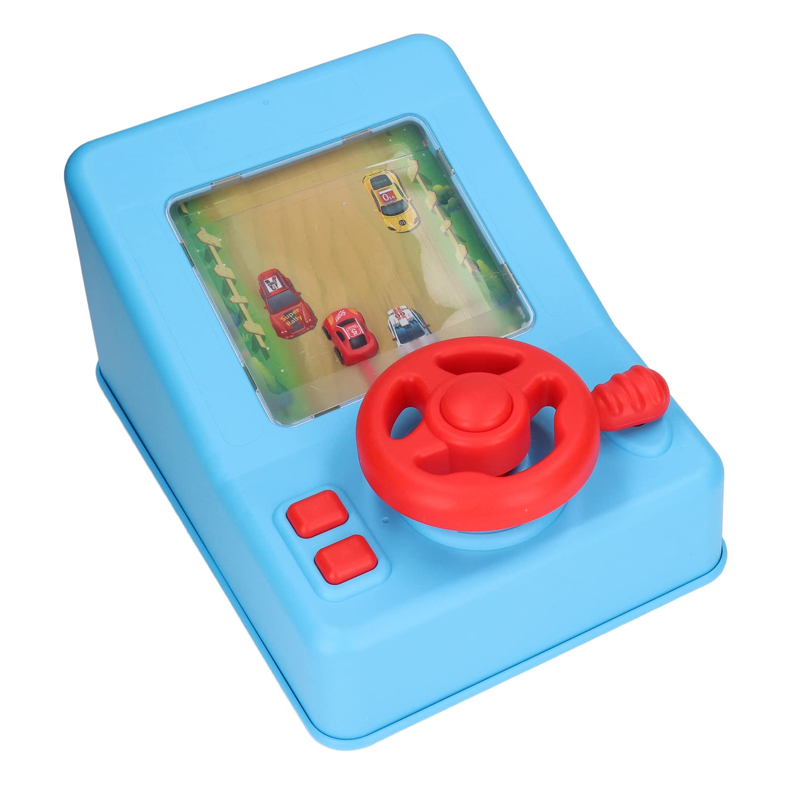 SALUTUY Kids Electric Steering Wheel Toy - Early Learning Simulation Racing Game Console with Sound Effects for Boys & Girls - Perfect Birthday Gift for Toddlers & Adults - Fun for Car Racing Games & Pretend Play
