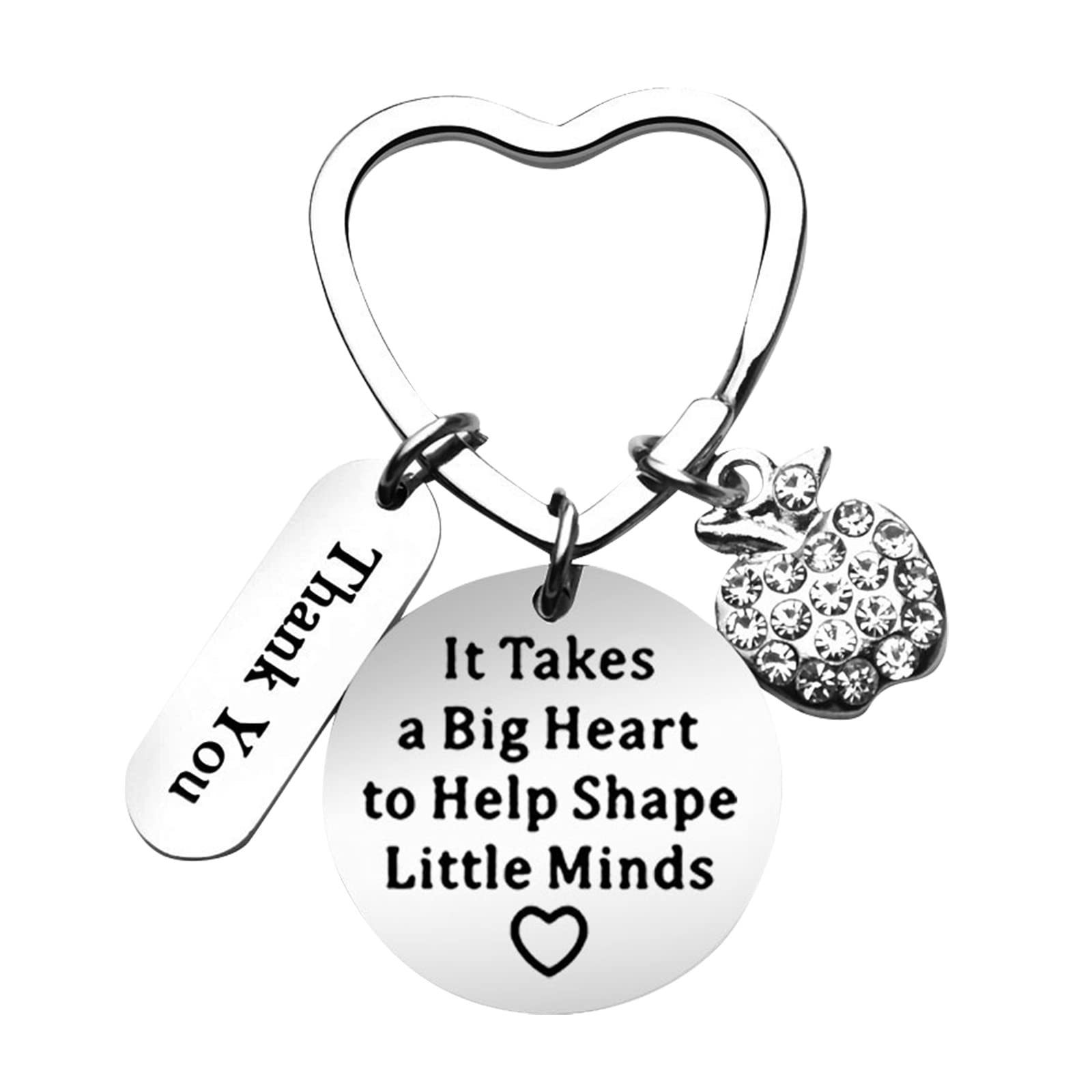 Personalized Teacher Appreciation Keychain - Thoughtful Thank You Gift for Women & Men Educators - Perfect Graduation Present for Teachers - Ideal for Classroom Rewards & End of Year Gifts