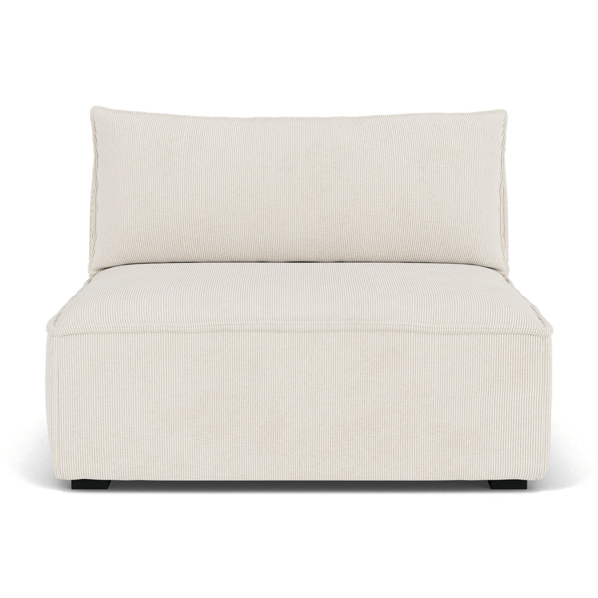 Daphne Velvet 1 Seater Modular Sofa (Armless) - Modern Living Room Furniture for Small Spaces & Apartments