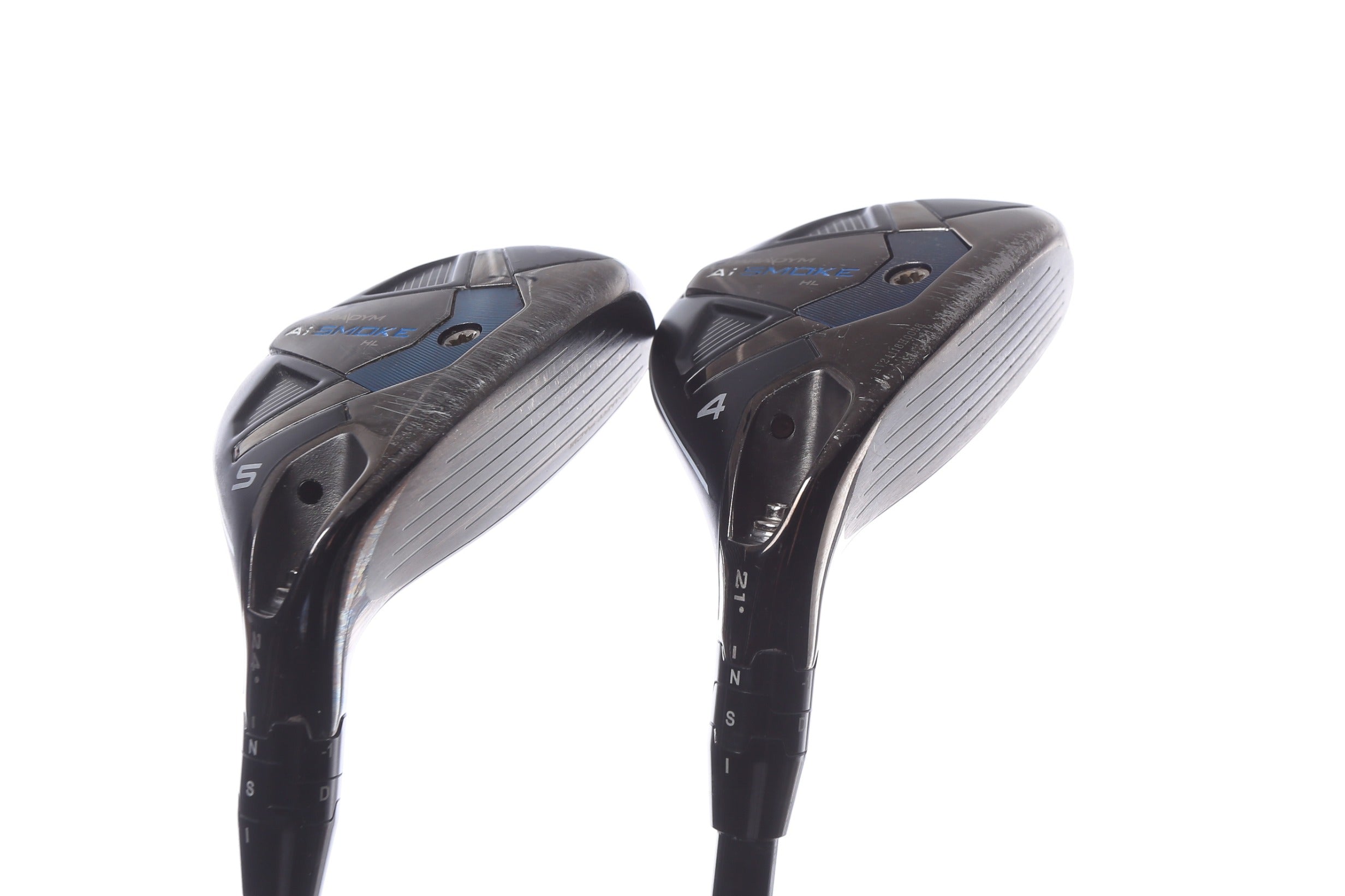 Pre-Owned Callaway Paradym Ai Smoke HL Hybrid Golf Clubs Set - Right Handed 4H & 5H with Regular Flex Shafts | Perfect for Mid-Handicap Golfers & Driving Range Practice