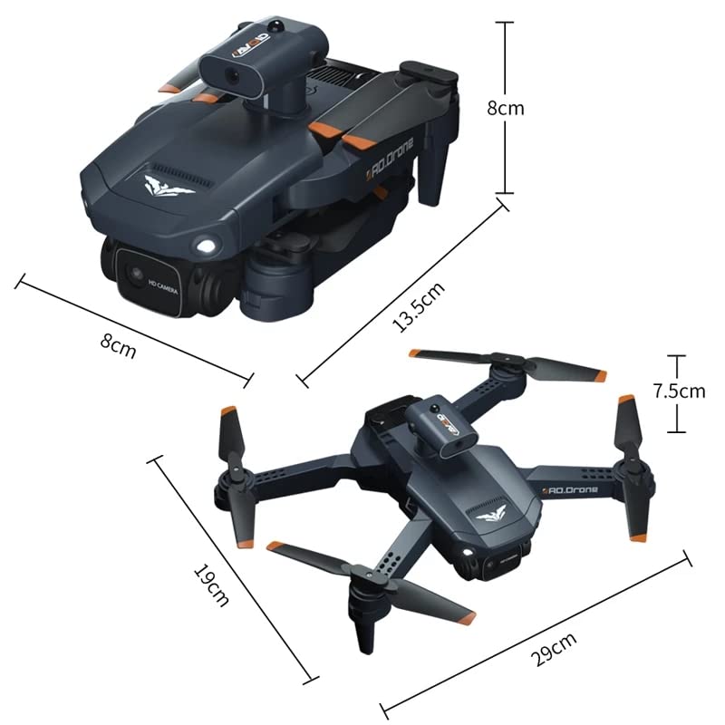 H106 4K HD Camera RC Drone with Obstacle Avoidance, Foldable Quadcopter for Adults - High Speed 360° Flips, Optical Flow Positioning, Headless Mode & One Key Return - Perfect for Aerial Photography, Travel Vlogging and Outdoor Adventure