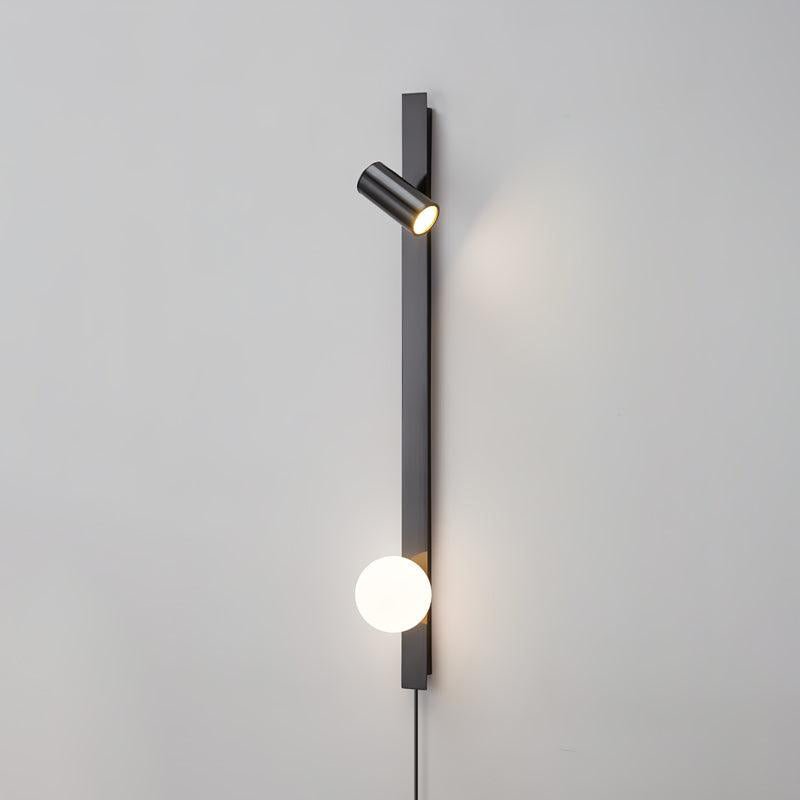 Long Arm Plug-in Wall Light - Adjustable Swing Arm Sconce for Bedroom, Living Room, and Office - Perfect for Reading, Decor, and Task Lighting
