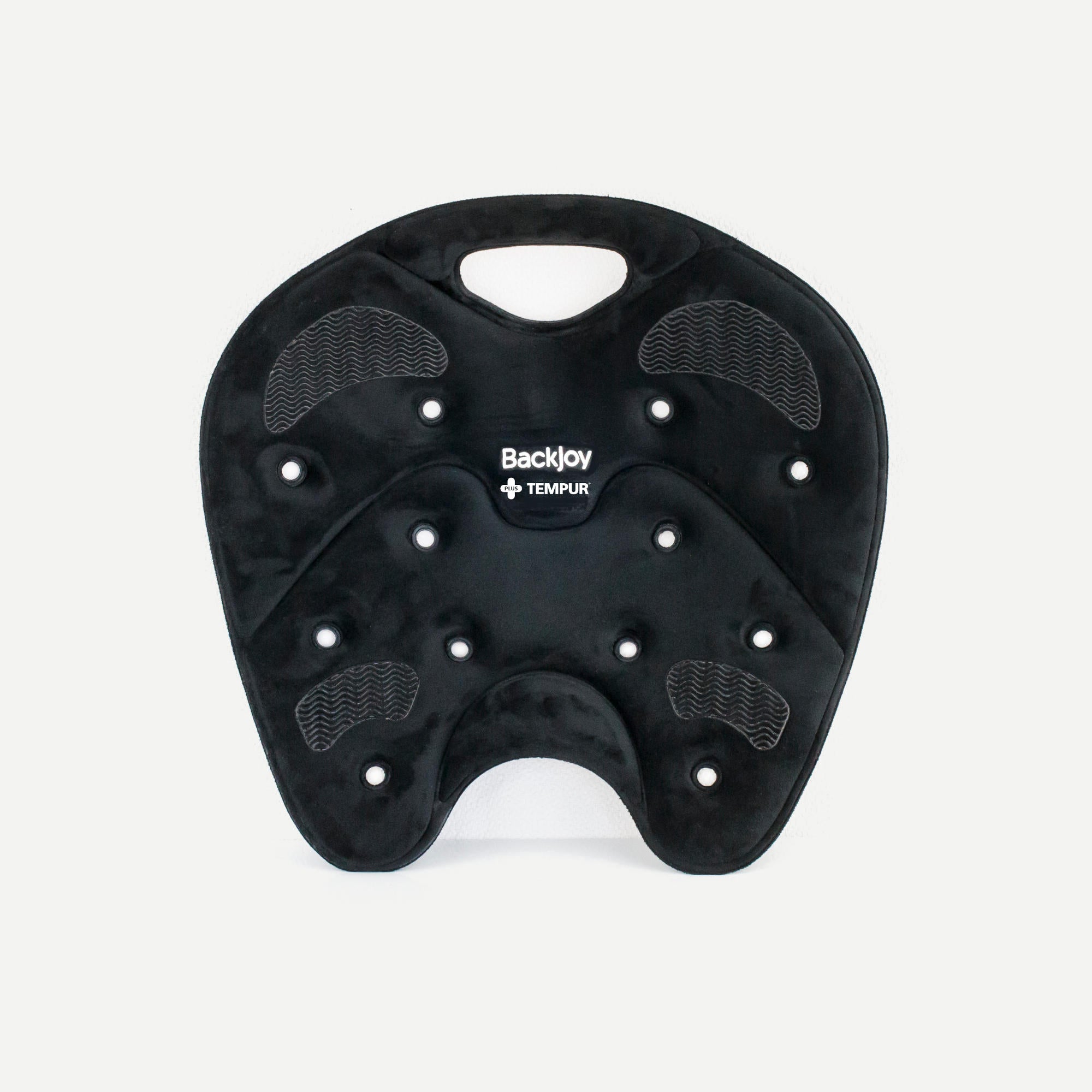 BackJoy PLUS TEMPUR Posture Seat Cushion - Ergonomic Support for Office Chair, Car & Home - Relieves Back Pain & Improves Sitting Comfort