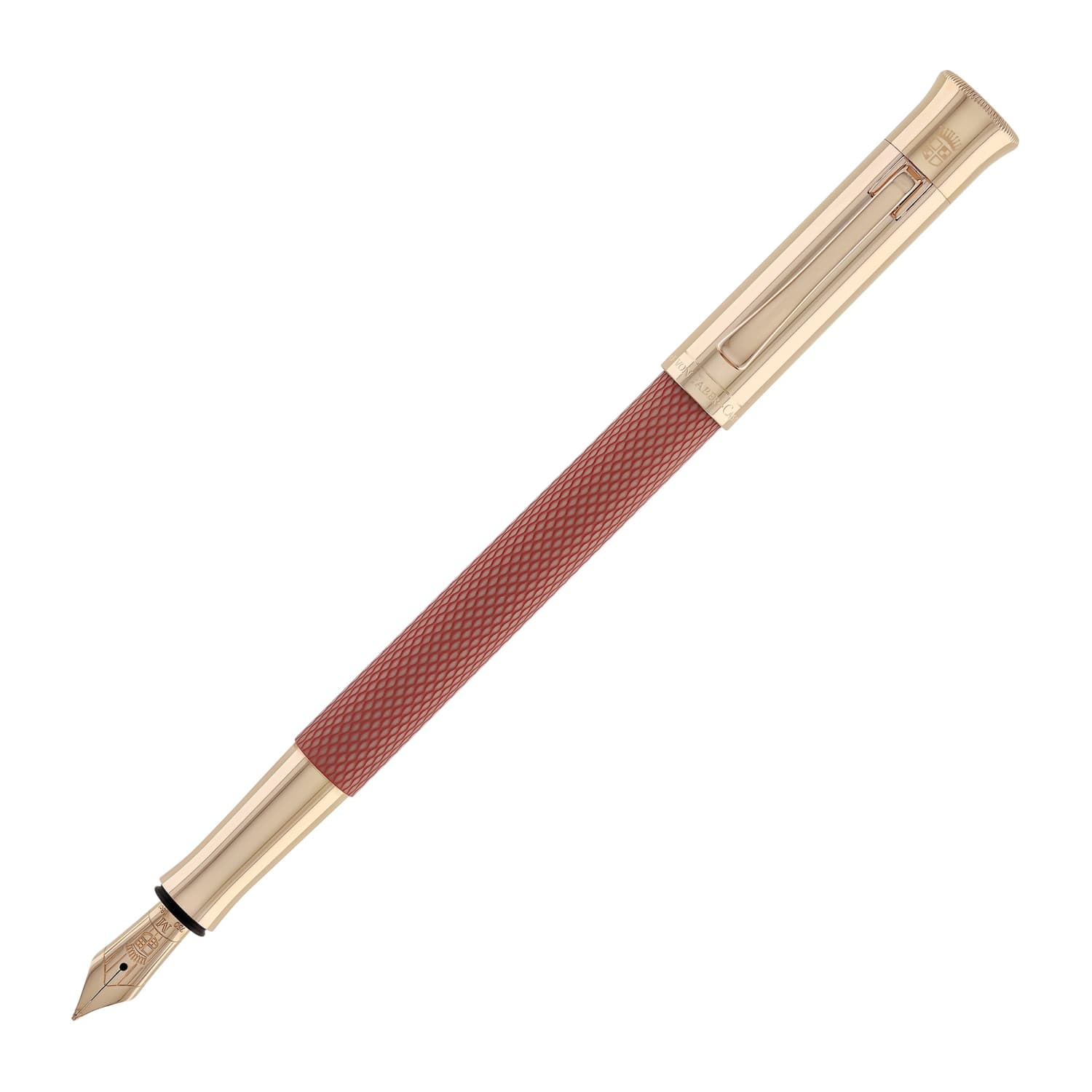 Faber-Castell Guilloche Rose Gold Fountain Pen - Luxury Writing Instrument for Calligraphy, Journaling & Gifts | Premium Nib Pen for Professionals & Collectors