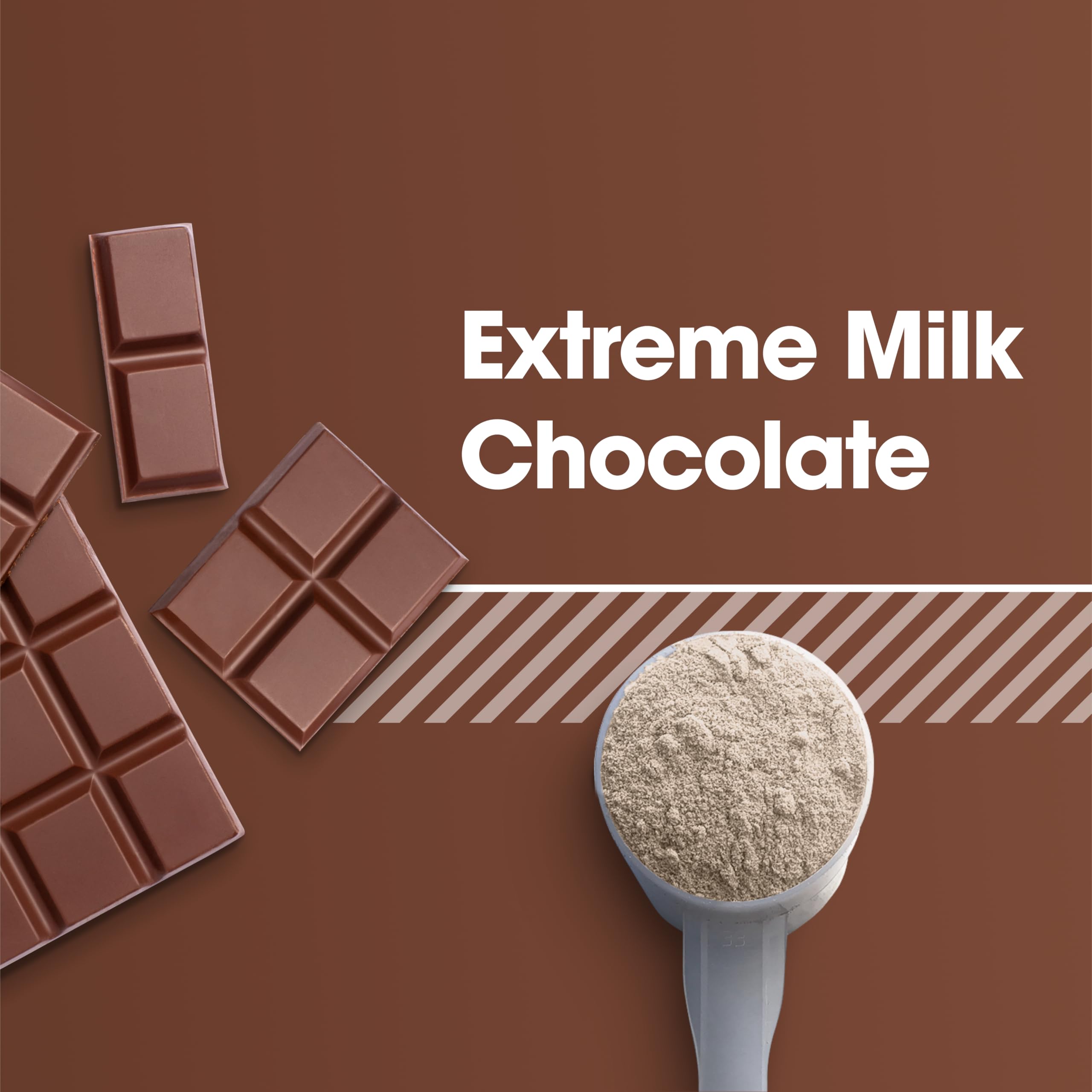 Optimum Nutrition Gold Standard 100% Whey Protein Powder - Extreme Milk Chocolate Flavor, 2lb Muscle Building & Recovery Supplement for Athletes & Fitness Enthusiasts | Post-Workout, Breakfast Smoothies & Healthy Snacks
