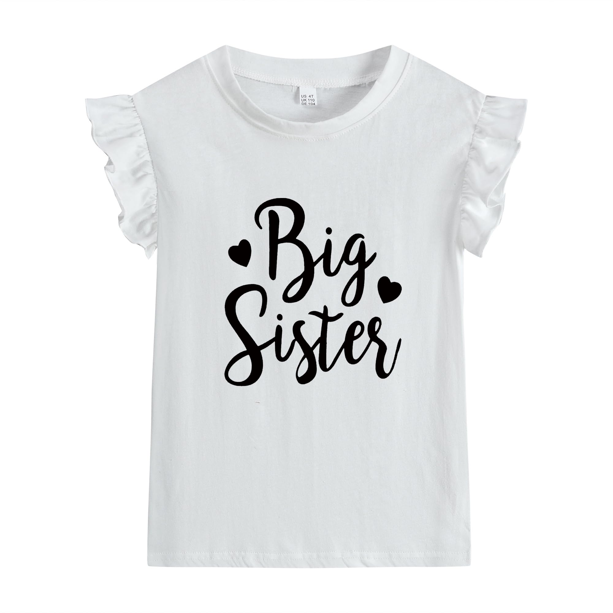 Big Sister Pregnancy Announcement T-Shirt - 'I'm Being Promoted to Big Sister' Toddler Tee - Cute Short Sleeve Top for Sibling Reveal & Family Photos