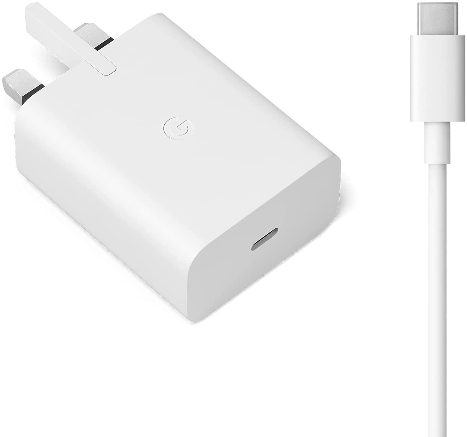 30W USB C Fast Charger with Type C Cable - White GA02275 GB | Compatible with iPhone, Android & More | Perfect for Travel, Home & Office Use