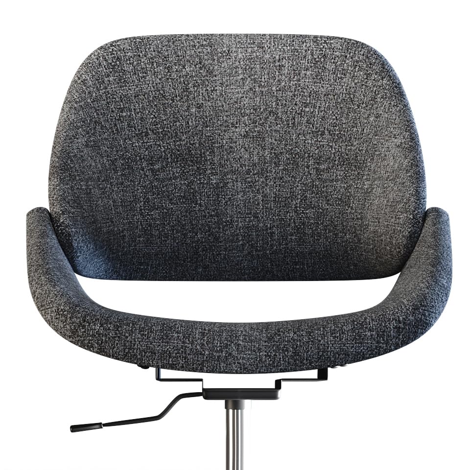 SIMPLIHOME Malden Swivel Adjustable Executive Office Chair - Ergonomic Computer Desk Chair with Lumbar Support, Grey - Perfect for Home Office, Study Room & Workspace