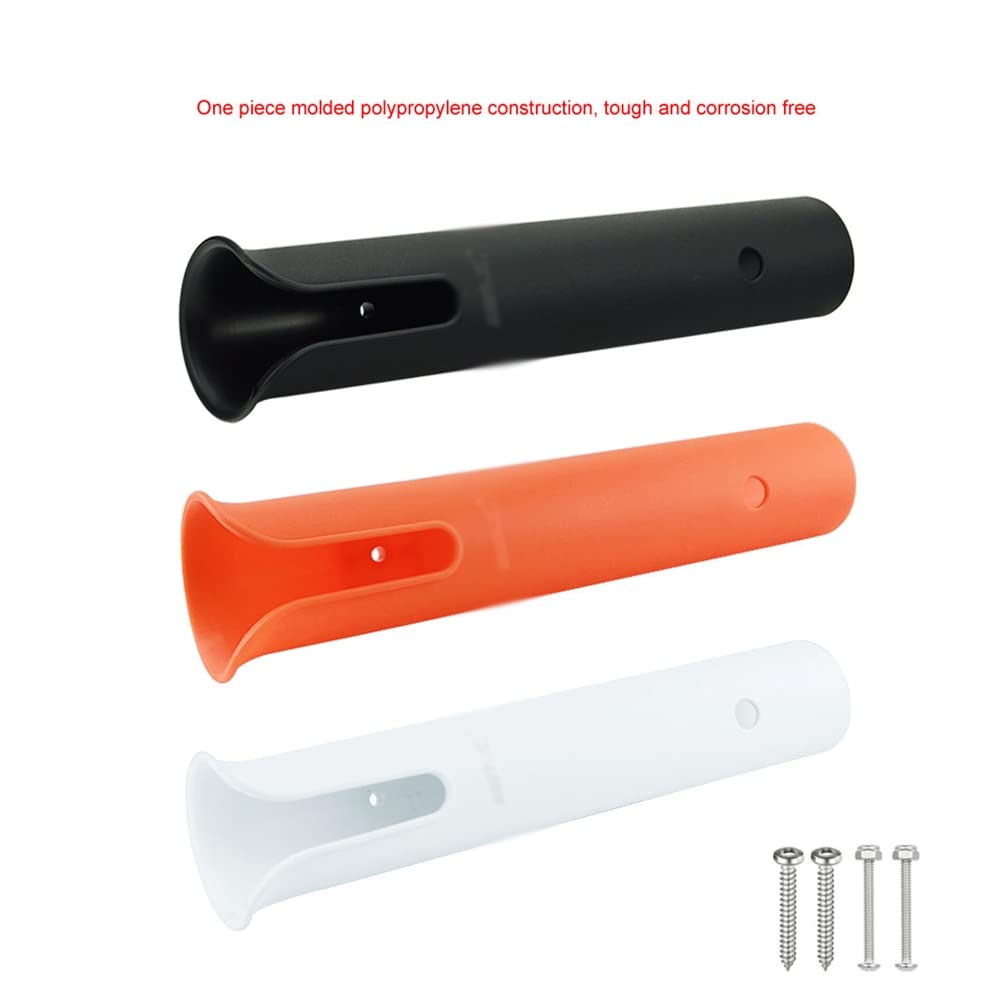 ZCargel Plastic Single Tube Fishing Rod Holder - Portable Single Hole Kayak Canoe Boat Rod Rack Bracket | Perfect for Kayak Fishing, Canoe Trips & Boat Angling
