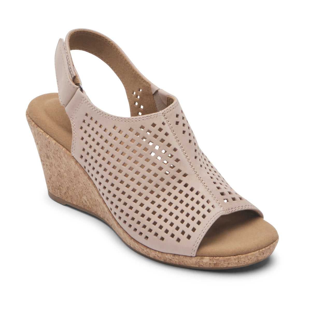 Women's Briah Perforated Slingback Sandals - Breathable Summer Casual Shoes for Beach, Wedding & Outdoor Activities