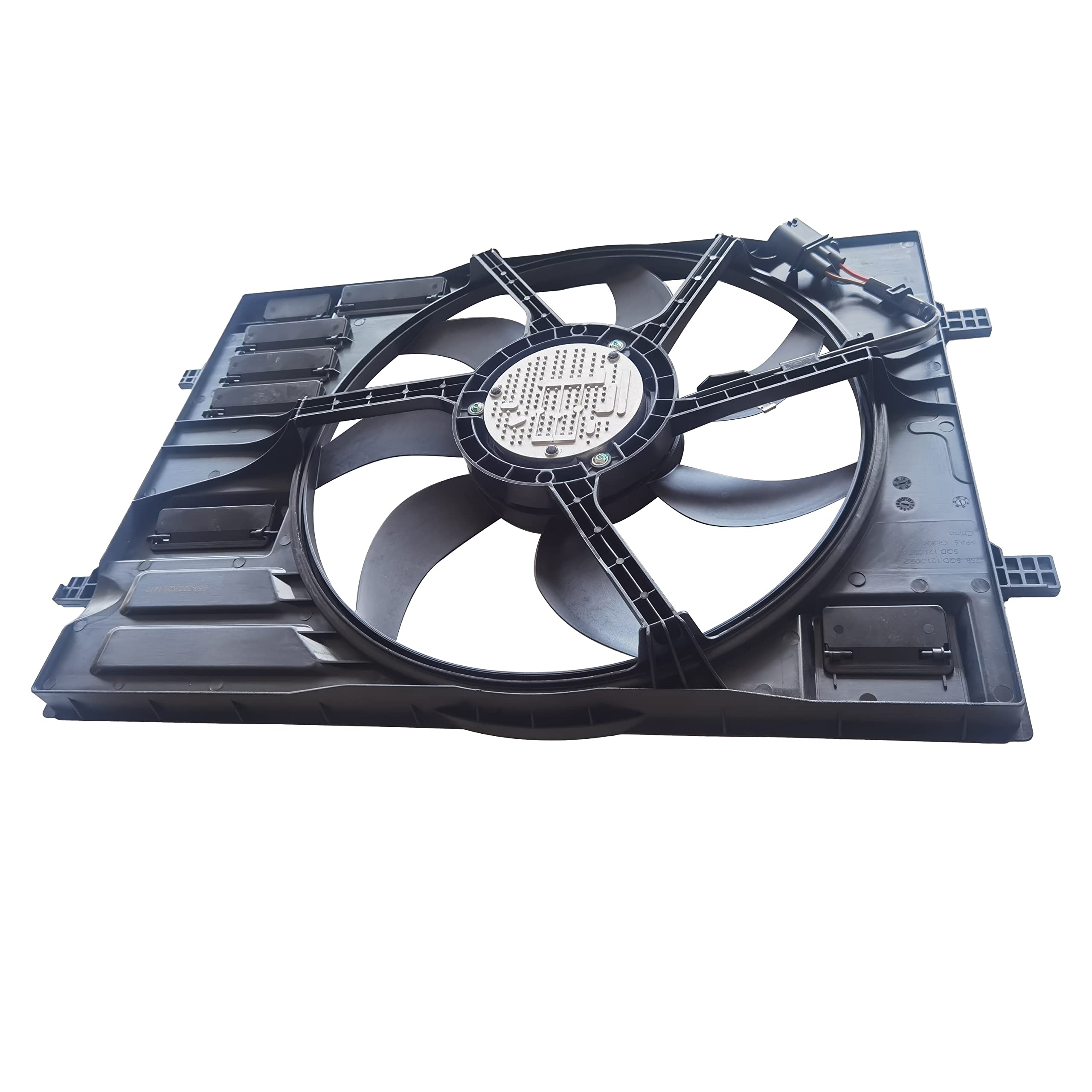 Partsflow Cooling Fan Compatible with 2015-2020 Audi A3/S3, 2015-2020 Volkswagen E-Golf/Golf/GTI, 2019 Jetta - High Performance Radiator Fan Replacement for Engine Cooling System