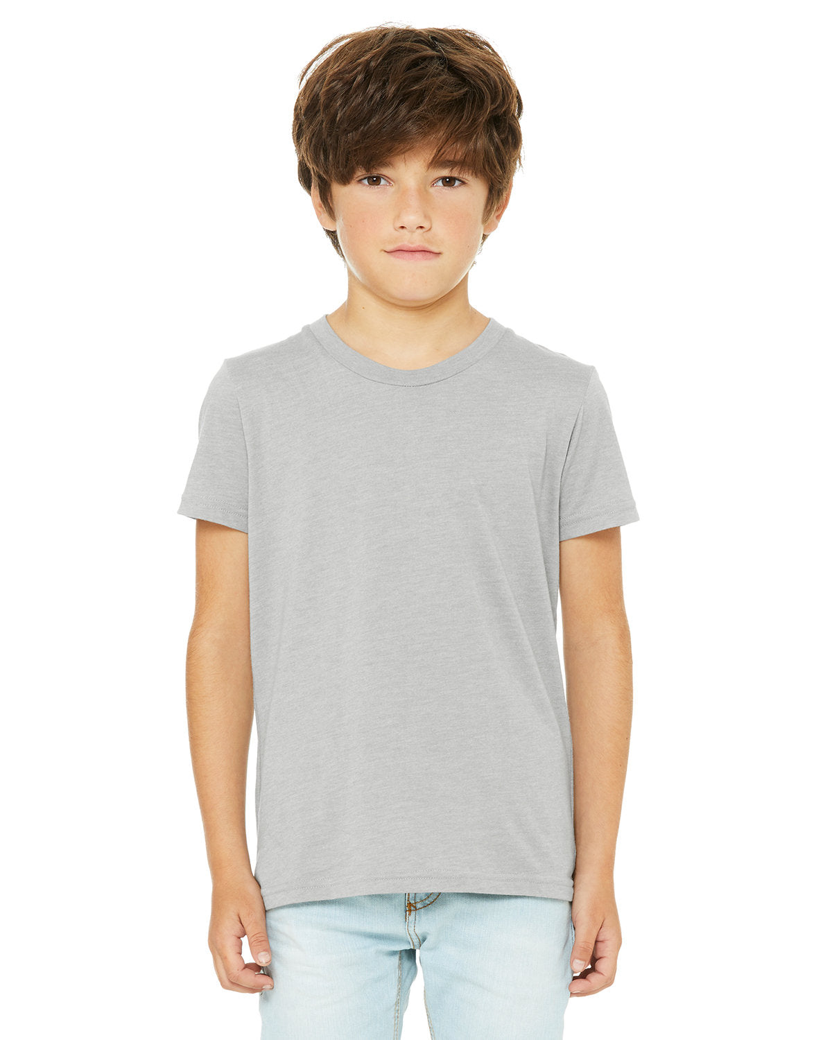 Bella + Canvas 3001Y Youth Jersey Short Sleeve T-Shirt - Soft Cotton Tee for Kids & Teens - Perfect for School, Sports & Everyday Wear