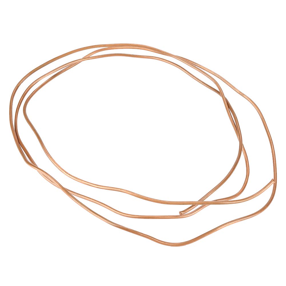 2M Soft Copper Tube Pipe 3mm OD x 2mm ID - Refrigeration Plumbing Supplies for HVAC, AC Repair & DIY Projects | Durable Flexible Copper Tubing for Coolant Lines & Gas Piping
