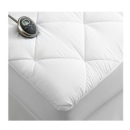 Sunbeam Premium Luxury Quilted Heated Electric Mattress Pad - Queen Size, Ultra Soft & Energy Efficient, Perfect for Cold Winter Nights & Arthritis Pain Relief - Ideal for Home, Bedroom & Guest Room Use