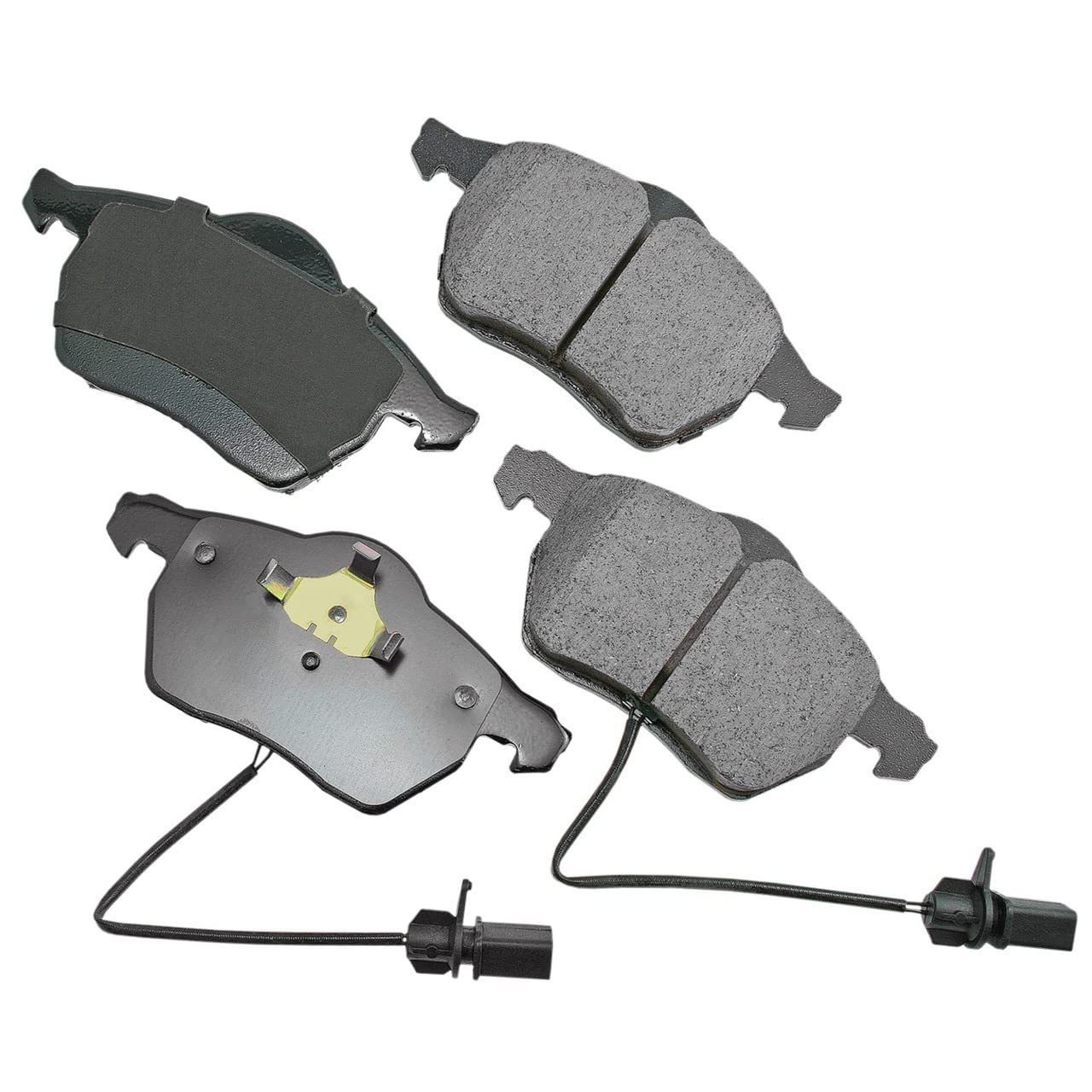 Akebono Euro EUR840 Ceramic Disc Brake Pads - Low Noise, High Performance - Perfect for European Cars Like BMW, Audi, Mercedes-Benz - Ideal for City Driving & Highway Commuting