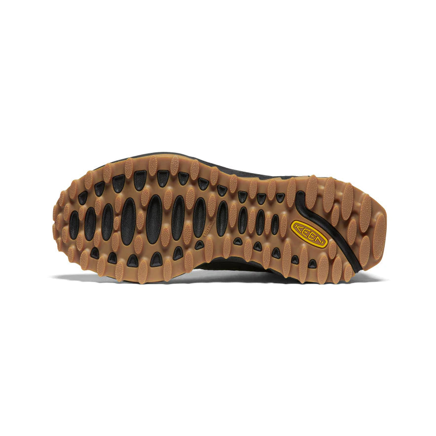 Men's Zionic Mid WP Waterproof Hiking Boots - Dark Olive/Scarlet Ibis for Outdoor Adventures & Trail Running