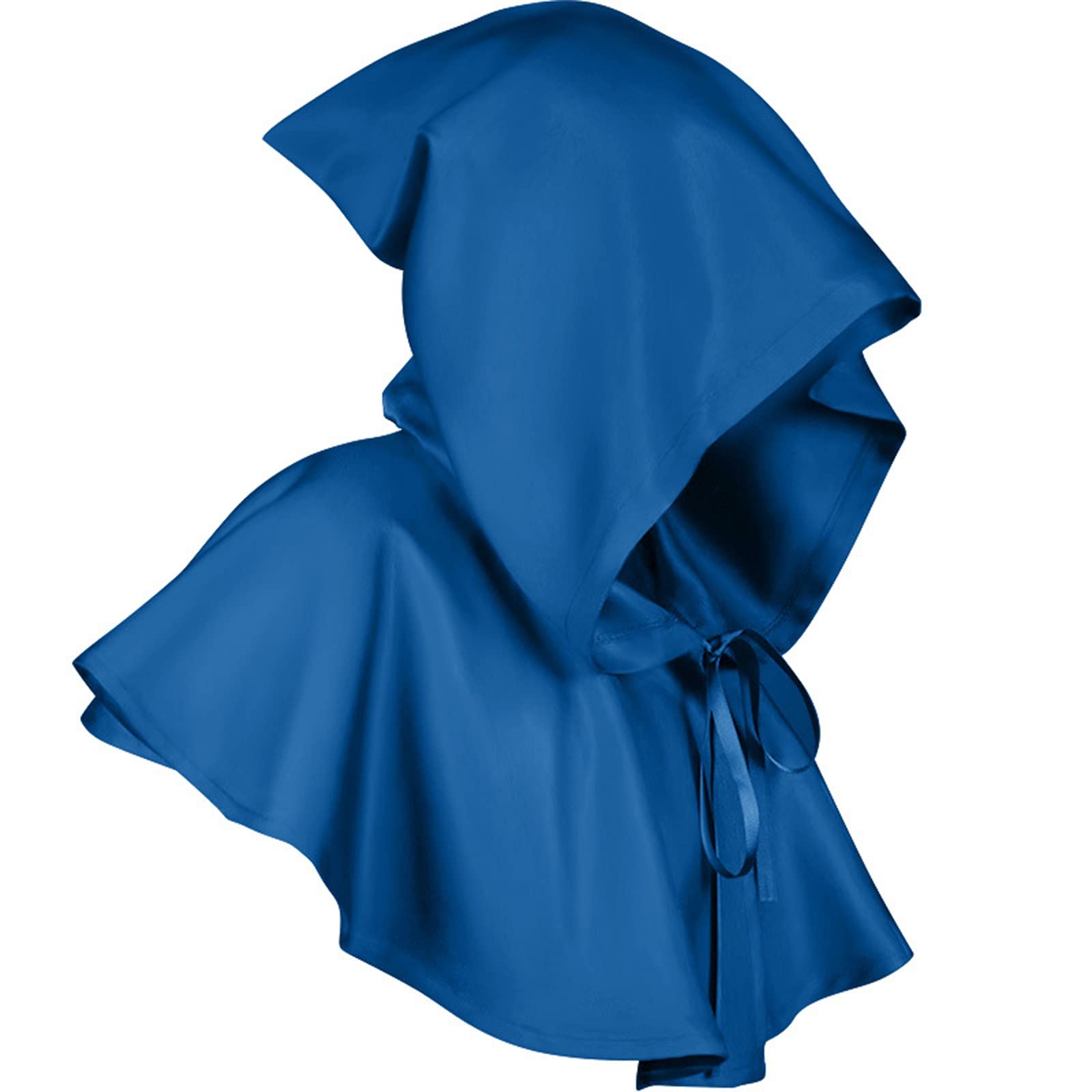 Gothic Hooded Cosplay Cloak for Adults - Halloween Masquerade Costume Accessory with Detachable Hood | Perfect for Renaissance Fairs, LARP Events, and Fantasy Cosplay