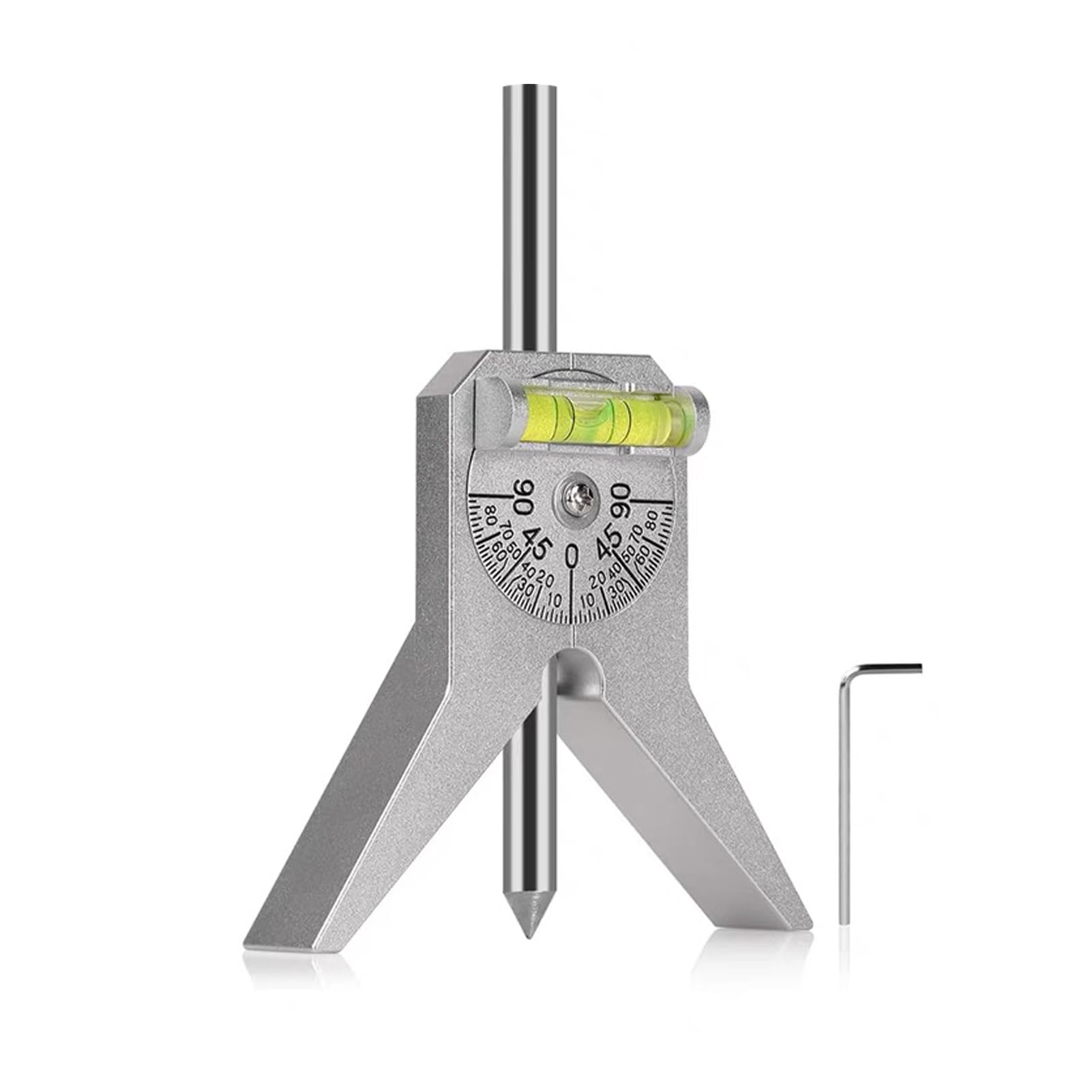 **Pipe Center Finder Tool - Adjustable Y-Type Base with Bubble Protractor for Accurate Pipe Marking | Pipefitter & Plumbing Tools | Ideal for HVAC, Construction & Metalworking Projects**