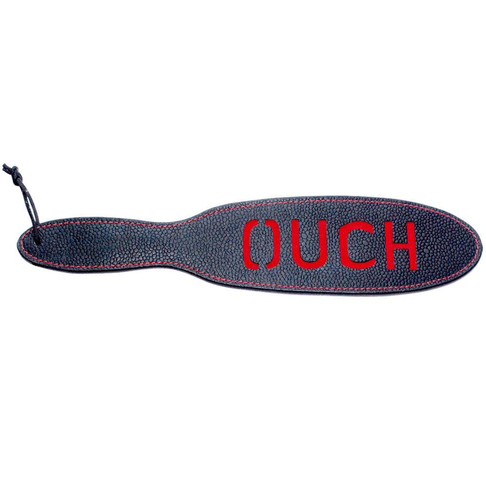 Premium Grain Leather Spanking Paddle - Handcrafted BDSM Toy for Adults - Perfect for Sensual Play, Spanking, and BDSM Scenes