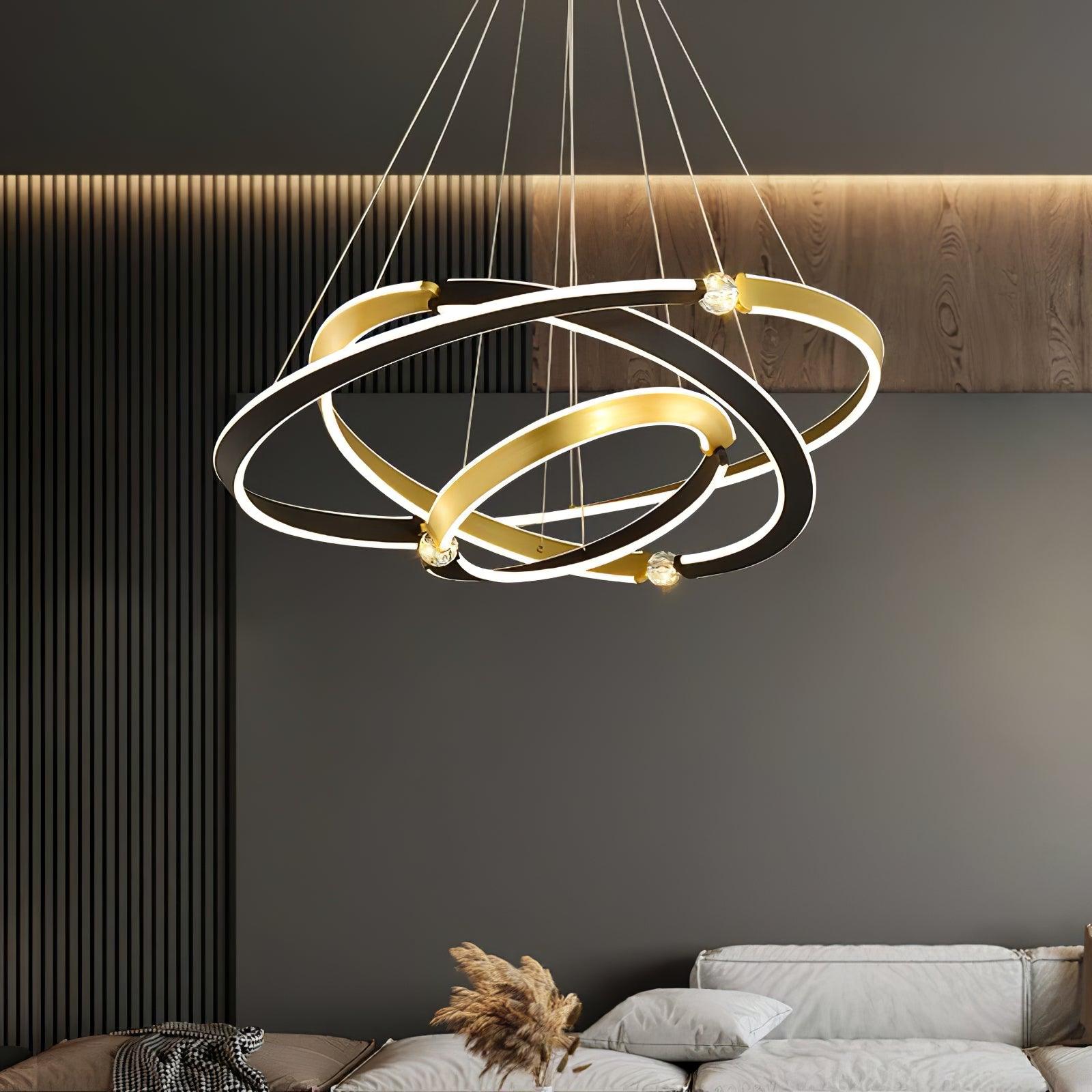 Modern LED Pendant Light with Adjustable Height - Dimmable Hanging Fixture for Kitchen Island, Dining Room & Bedroom Lighting Decor