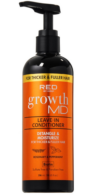 GROWTH MD Leave-In Conditioner - Detangle & Moisturize for Thicker, Fuller Hair | Ideal for Dry, Damaged & Curly Hair Care
