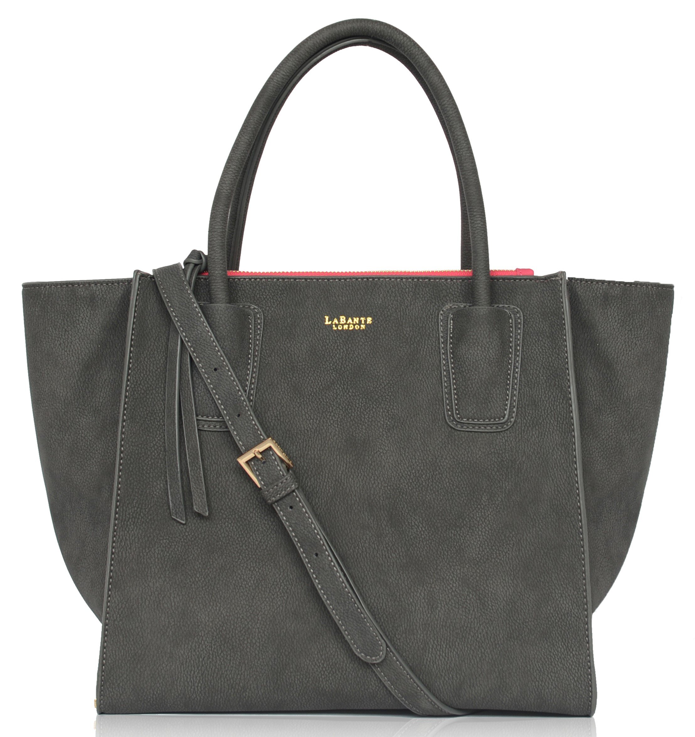 LaBante London 'Demi' Vegan Leather Shoulder Bag for Women - Stylish & Cruelty-Free Handbag for Work, Travel & Everyday Use