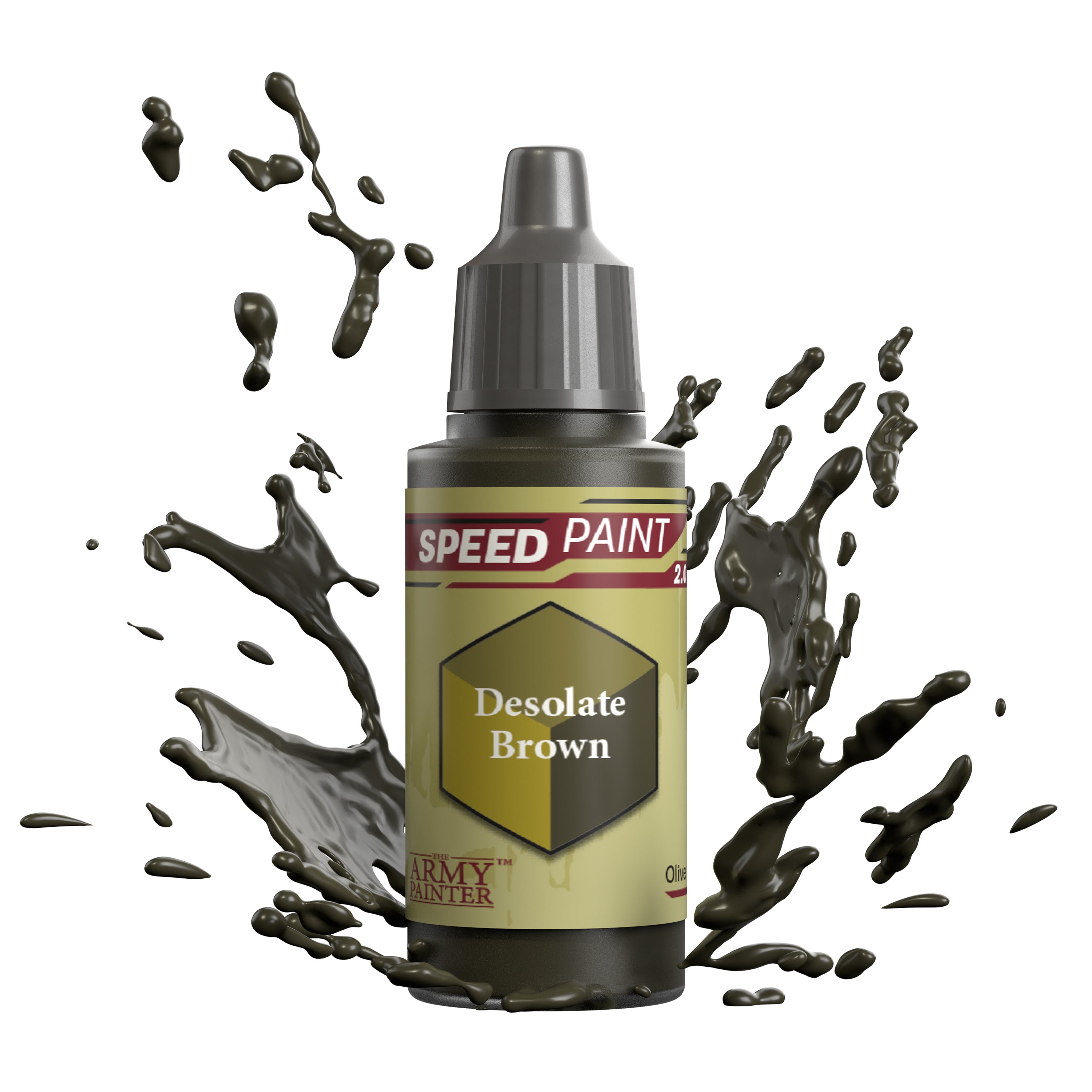 Speedpaint: Desolate Brown Acrylic Paint - Fast-Drying Artist Paint for Miniatures, Models & Canvas Art - Perfect for Warhammer, D&D & Tabletop Gaming
