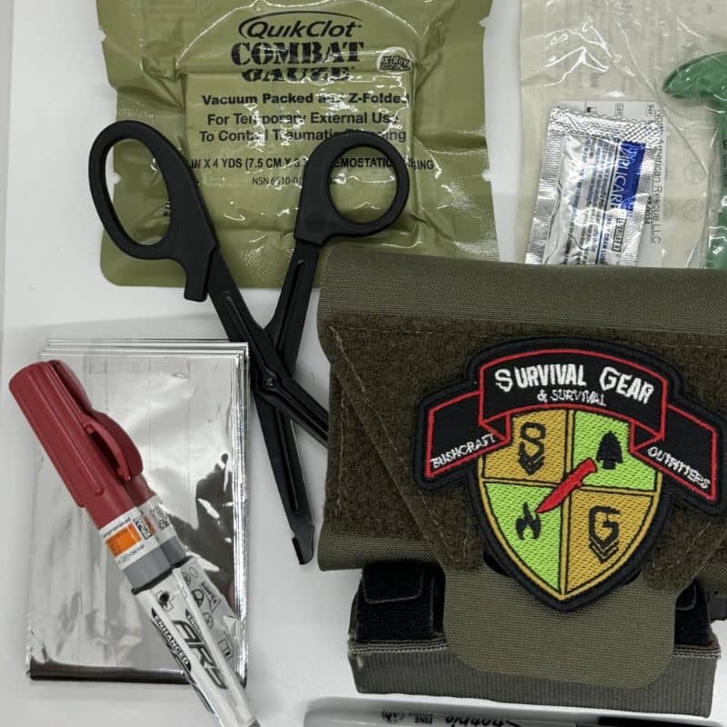 IFAK First Aid Belt Kit - Tactical Medical Pouch for Emergency & Survival - Black | Perfect for Hiking, Camping, Military & Outdoor Adventures