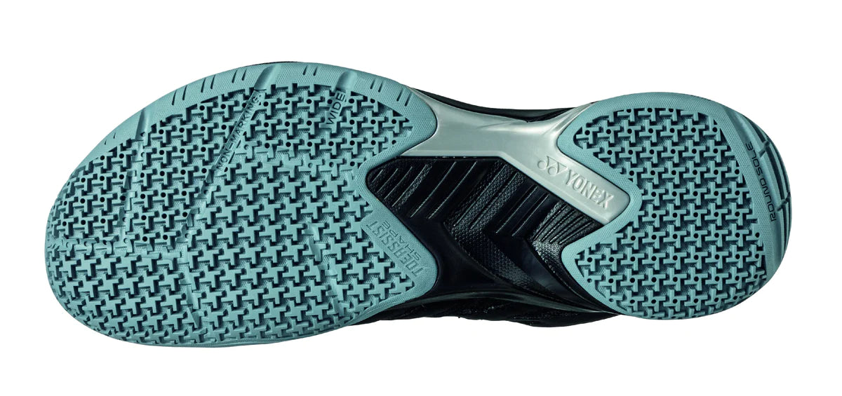 Yonex PC Cascade Accel (Wide) Black/Orange Badminton Shoes 2024 - Lightweight & Breathable for Competitive Play & Indoor Sports
