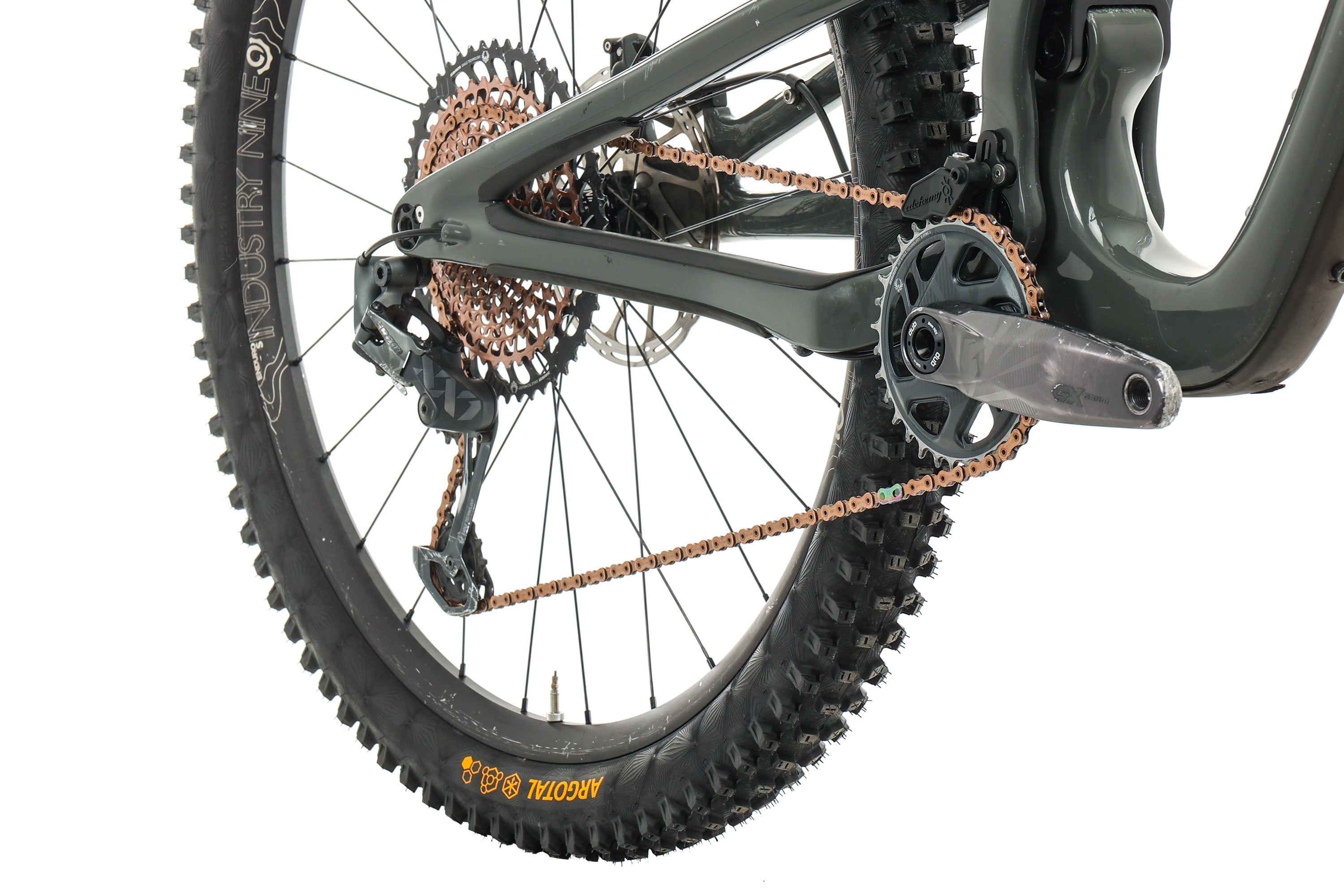 **Alchemy Arktos 120 Mountain Bike 2021 - Large Frame, Full Suspension Trail Bike for Off-Road & Mountain Adventures**