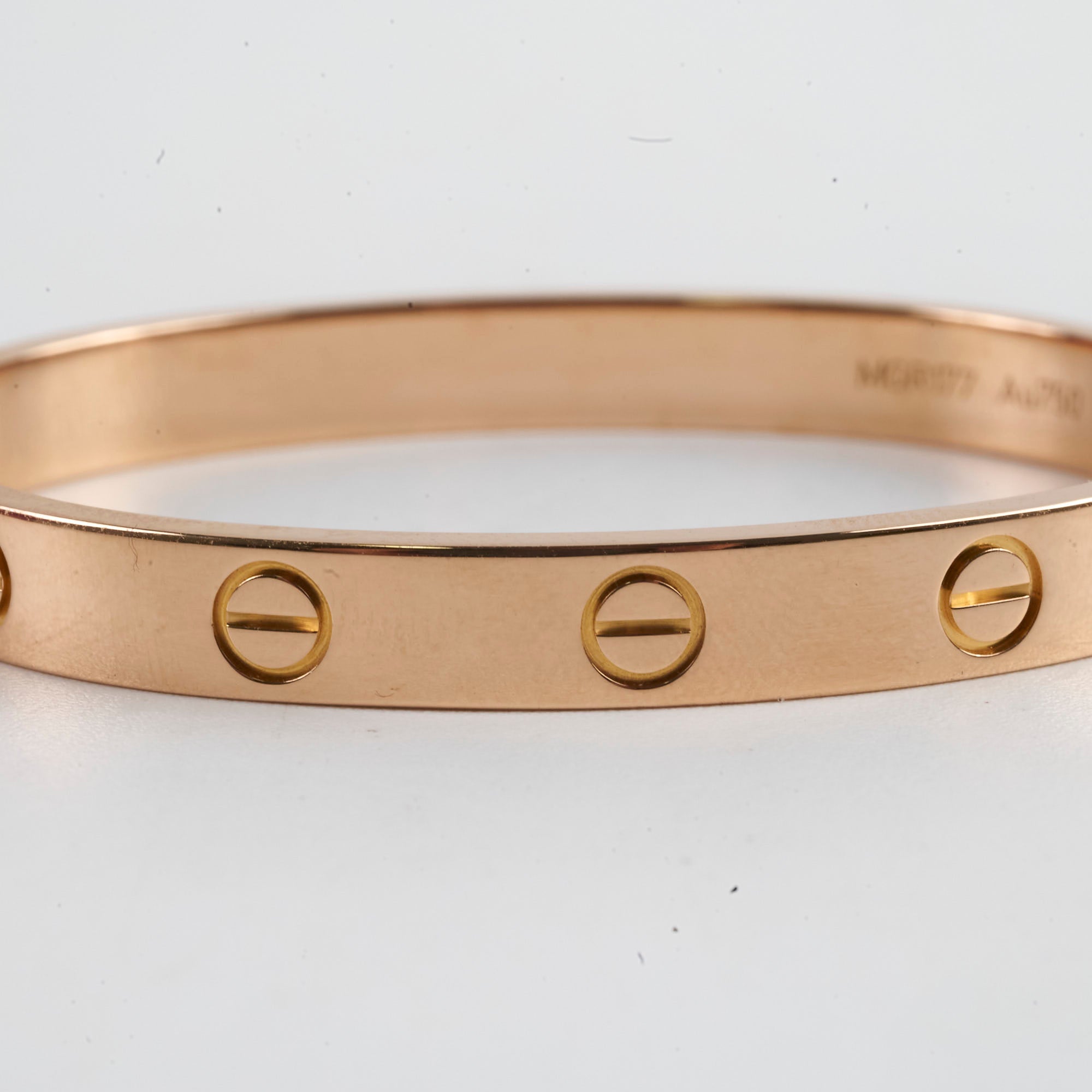 Cartier Love Bracelet 18K Pink Gold Size 15 - Luxury Jewelry Gift for Women, Anniversary & Valentine's Day