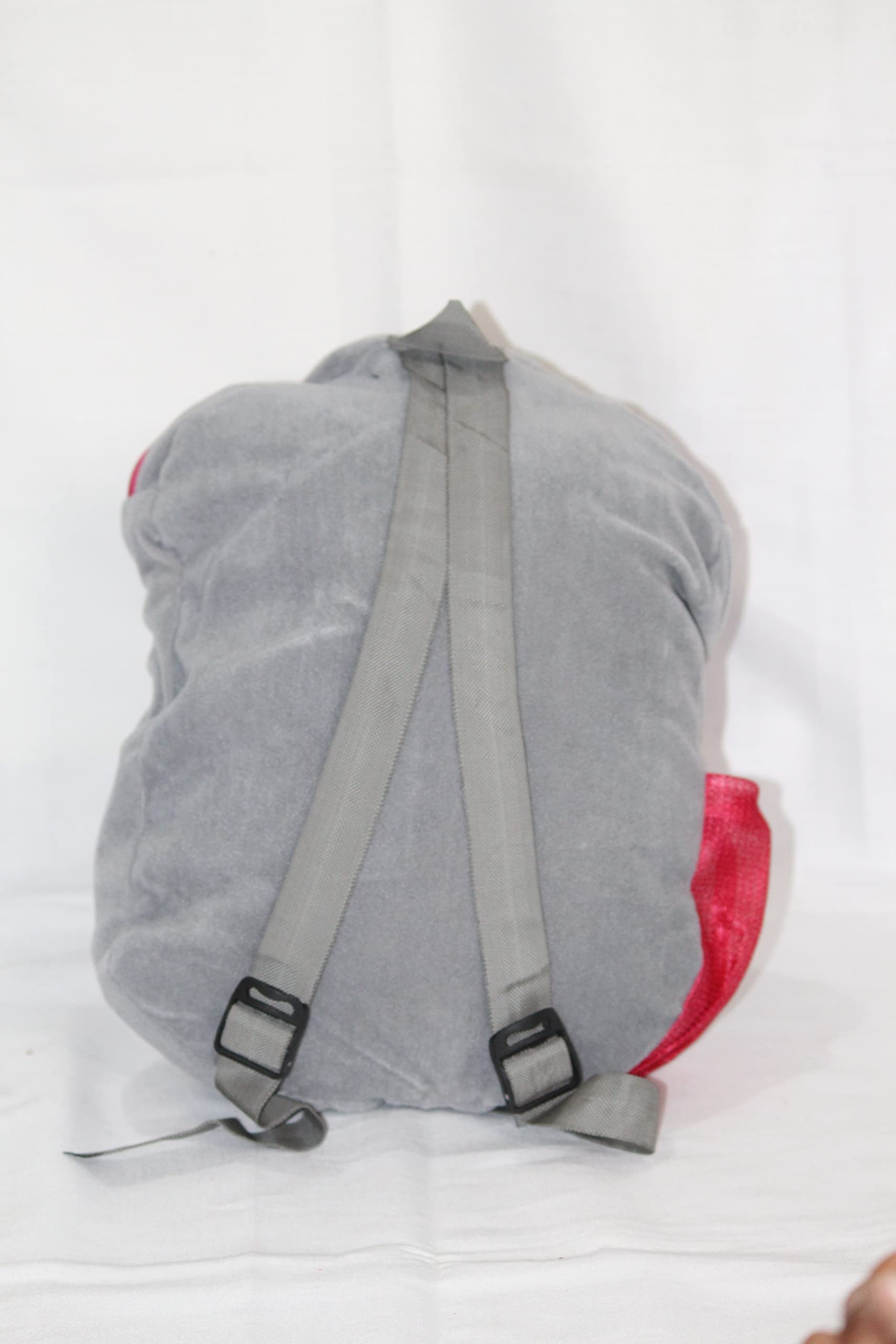 Velvet Plush Elephant Backpack for Kids - Soft School Bag for Boys & Girls Ages 2-6, Nursery Daycare Travel Carry On Bag (Gray, Multi-Color) - Perfect for Preschool, Picnic & Weekend Outings
