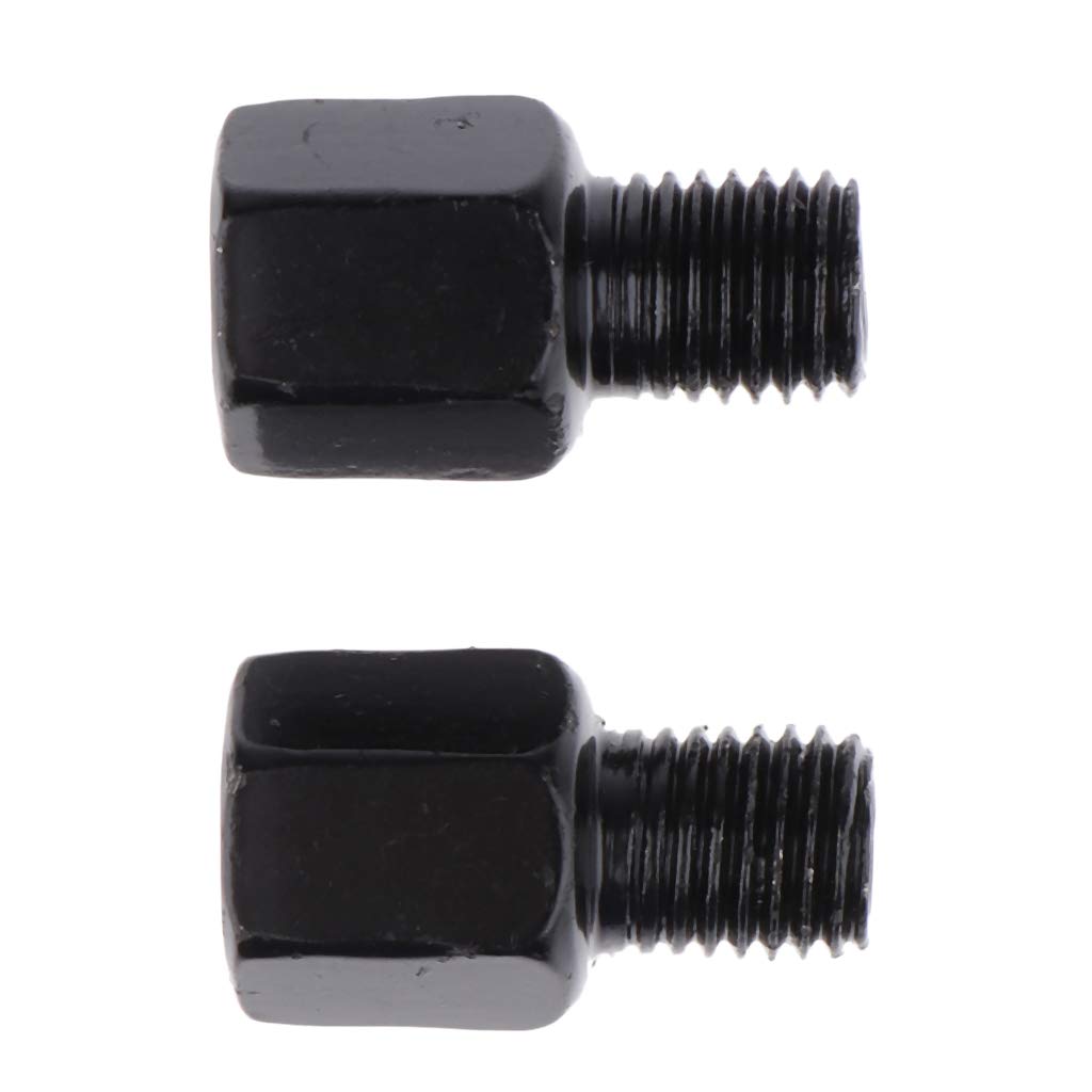 Dolity RH 8mm to 10mm Mirror Adapters for Motorcycle & Scooter - Universal Fit for Handlebar Mirrors Upgrade (Perfect for Harley, Honda, Yamaha Models)