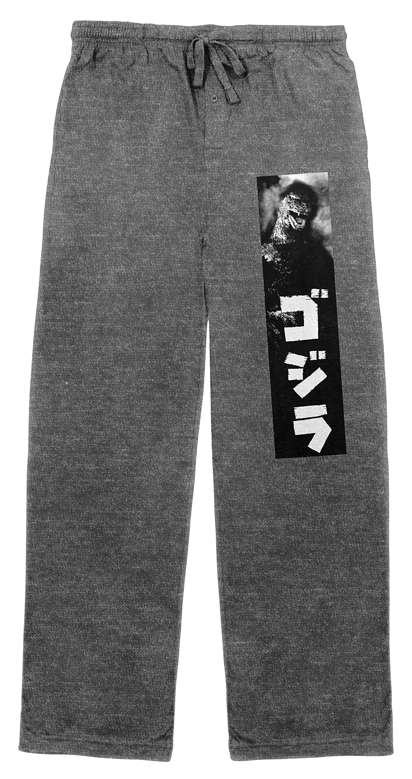 Godzilla Classic Men's Athletic Gray Pajama Pants - Comfortable Lounge Pants for Sleep, Relaxing at Home & Casual Wear