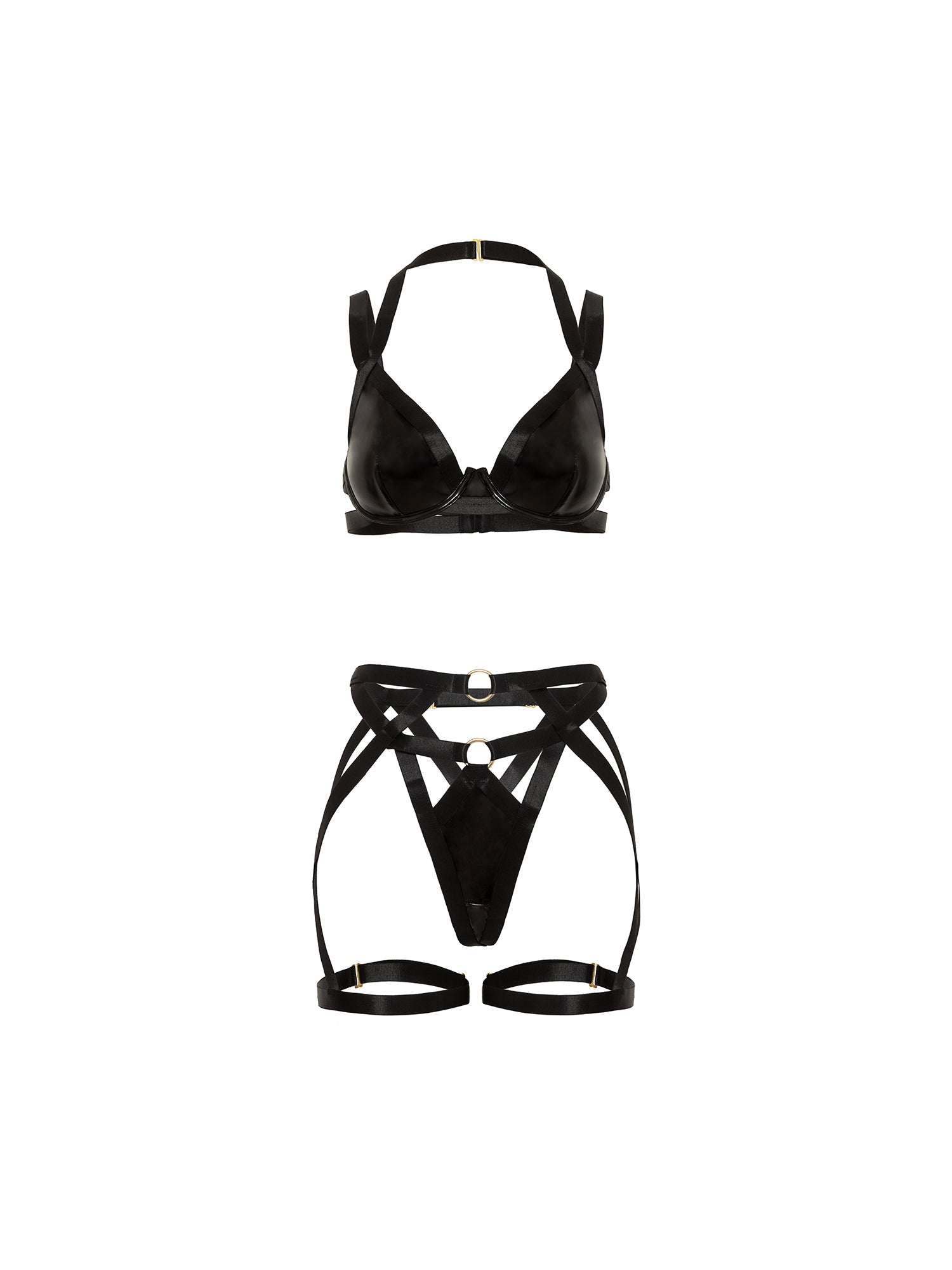 Sexy Lingerie Bra Set for Women - Lace Push Up Bralette & Panty Set - Perfect for Valentine's Day, Boudoir Photos, and Romantic Nights